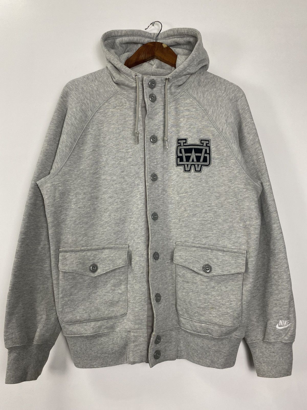 Nike × Vintage Nike WS logo hoodie Size US L / EU 52-54 / 3 - 3 Thumbnail