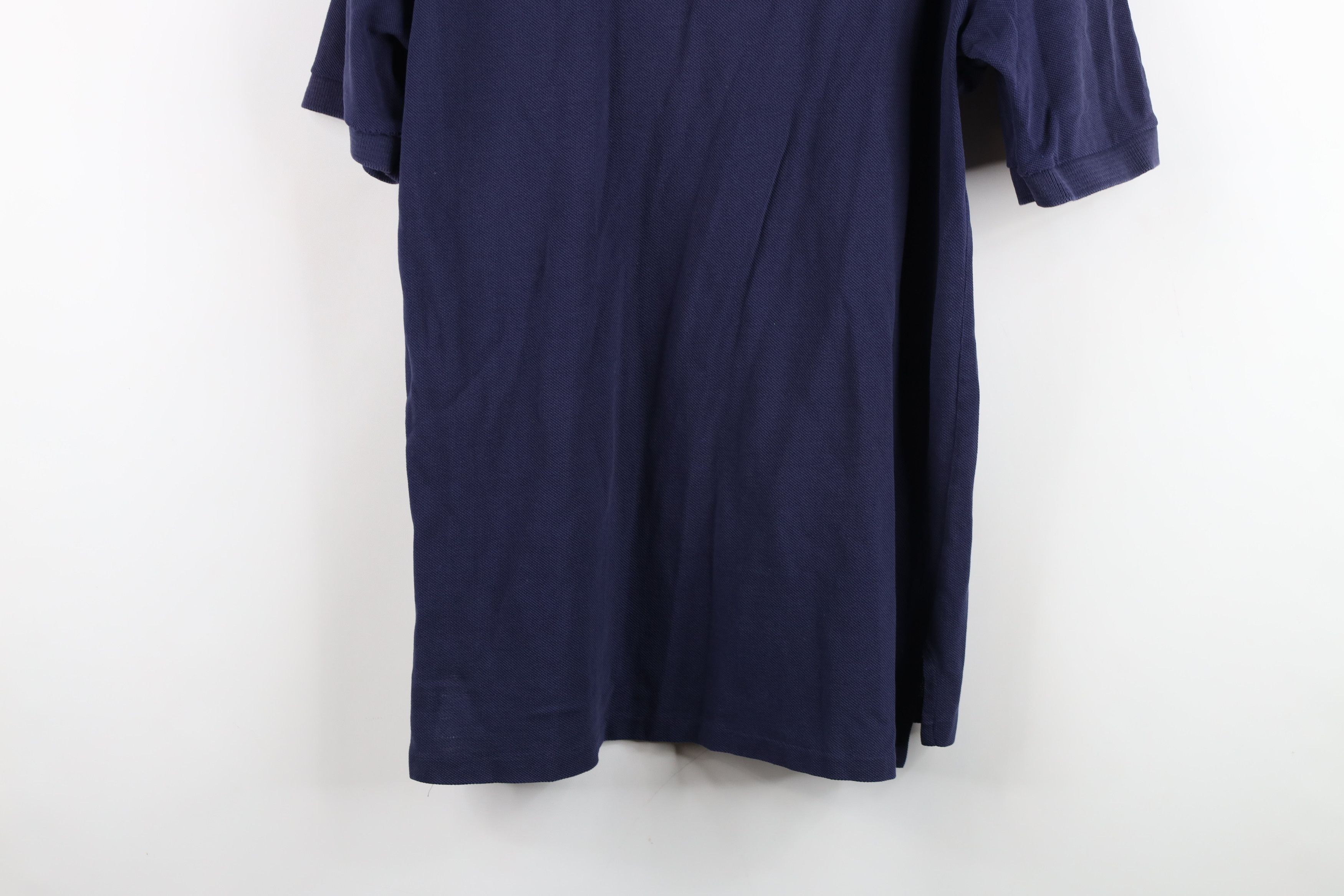 Vintage Vintage 90s University of Michigan Collared Polo Blue USA Size US L / EU 52-54 / 3 - 13 Thumbnail
