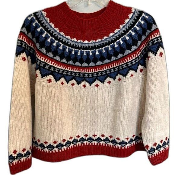 Eddie Bauer Vintage Eddie Bauer Nordic Crew Neck Sweater L Size L / US 10 / IT 46 - 1 Thumbnail