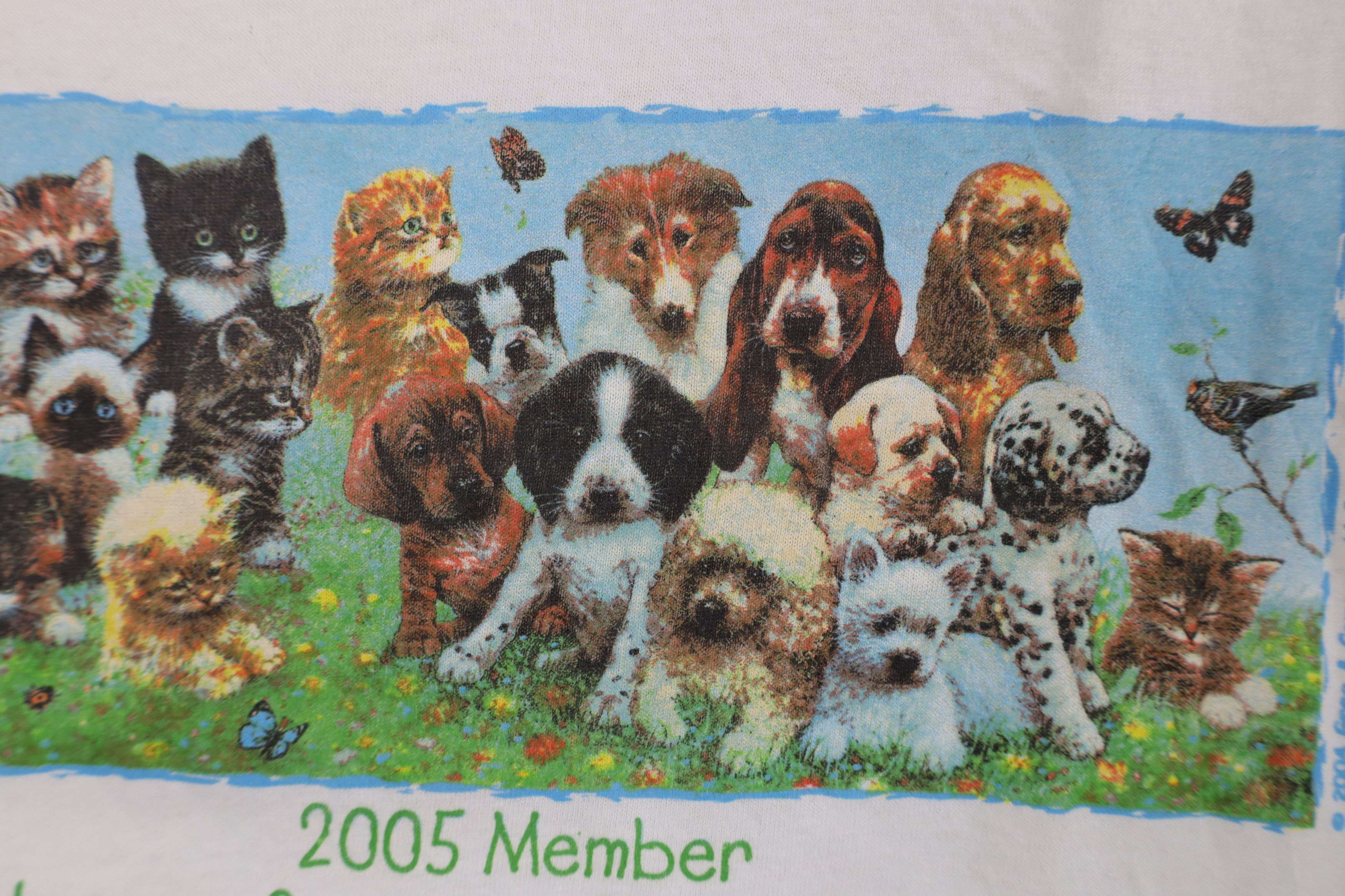 Vintage Vintage Y2K 2005 Society of the United States Dog T-Shirt Size L / US 10 / IT 46 - 6 Thumbnail