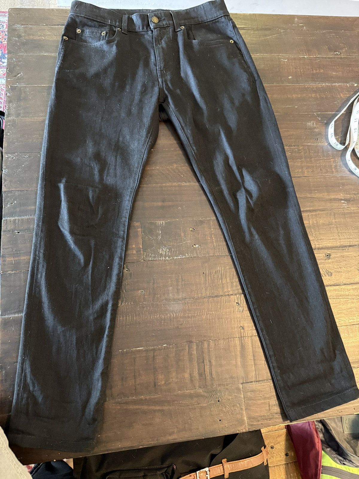 Saint Laurent Paris Saint Laurent D02 Black Jeans Size US 31 - 1 Thumbnail