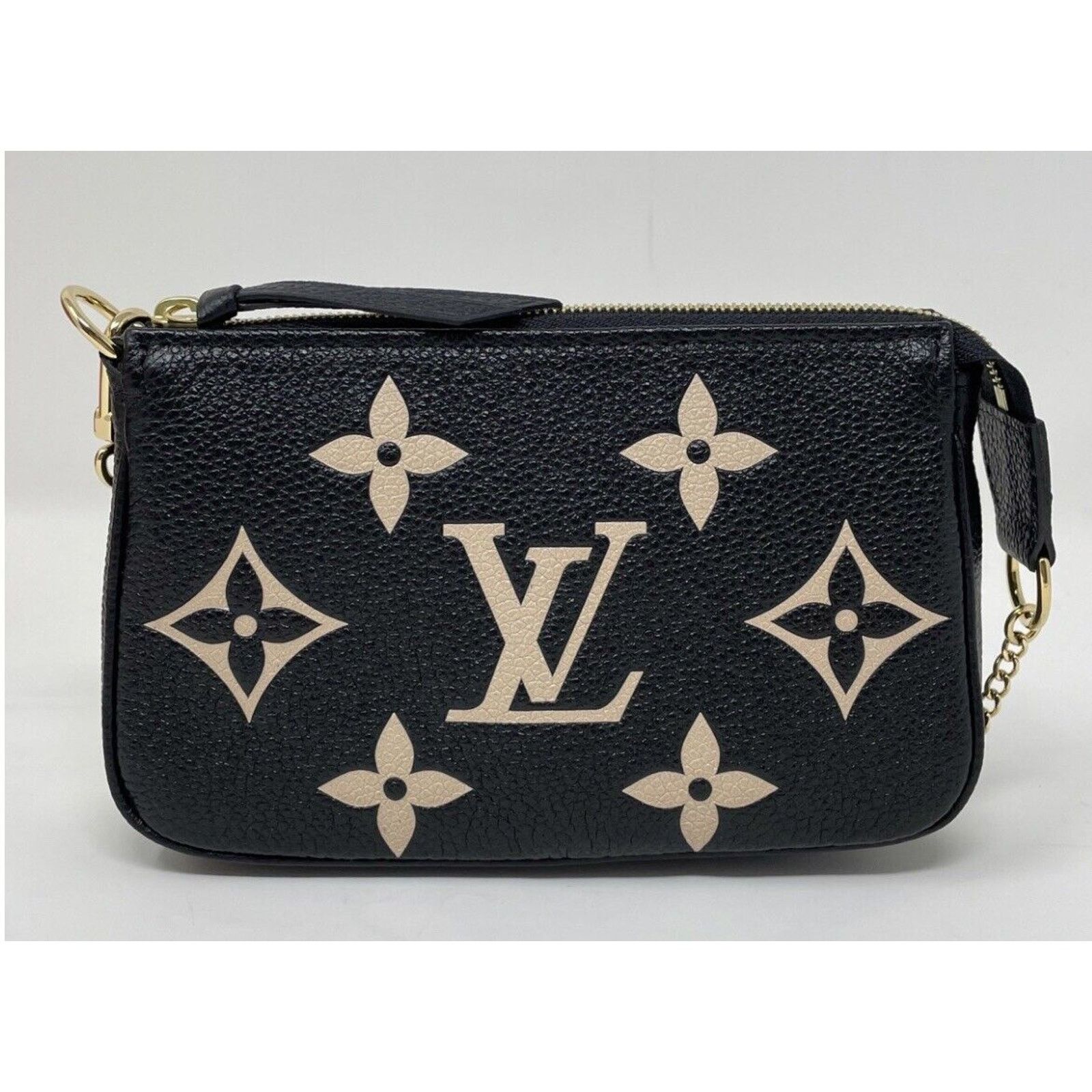 Louis Vuitton Mini Pochette Bicolor Empreinte Accessoires Pouch Black Size ONE SIZE - 6 Thumbnail