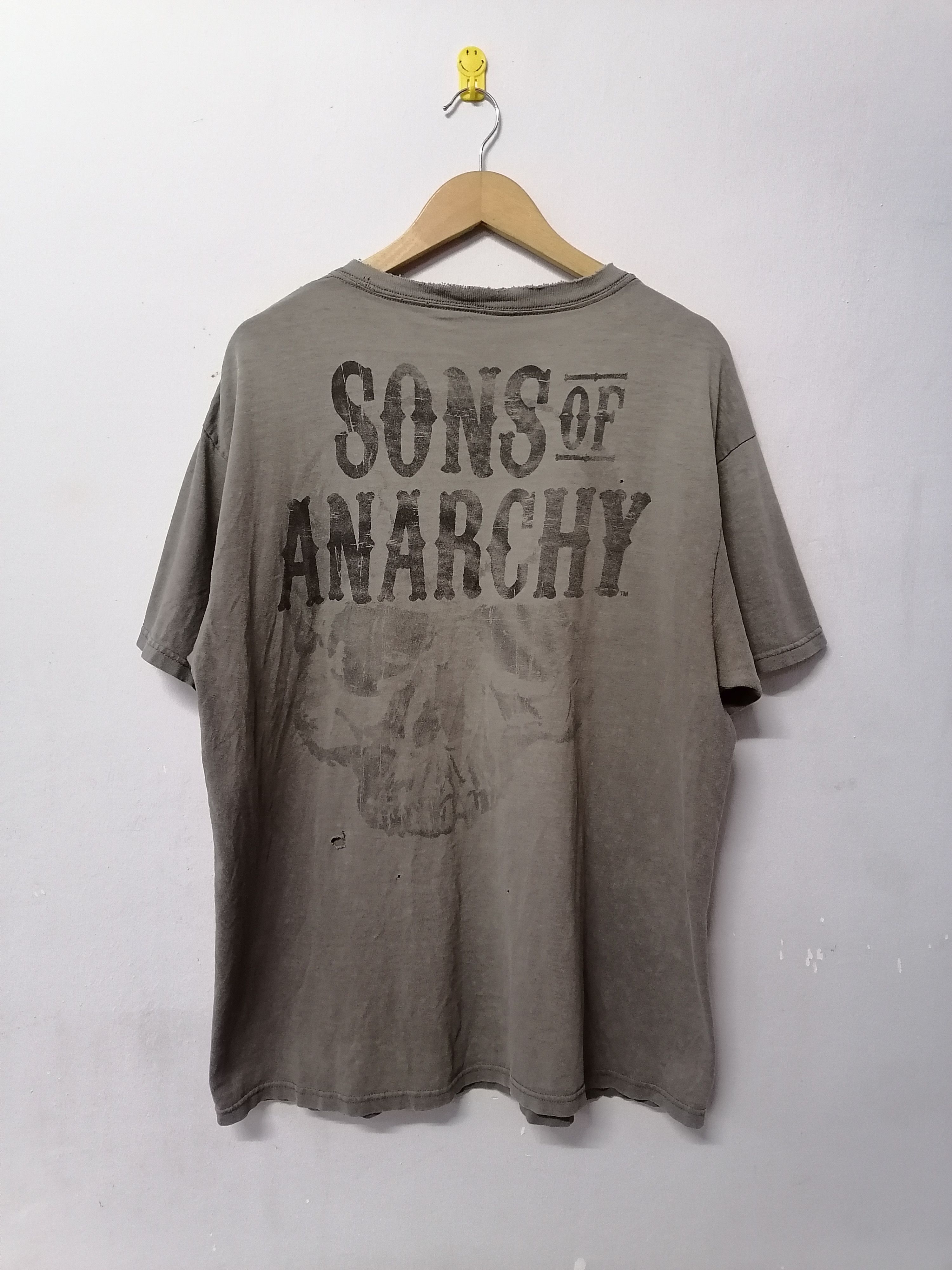 Harley Davidson × Sons of Henrey × Vintage Trashed Faded Vintage 00s Sons Of Anarchy Samcro Tees Size US L / EU 52-54 / 3 - 6 Thumbnail