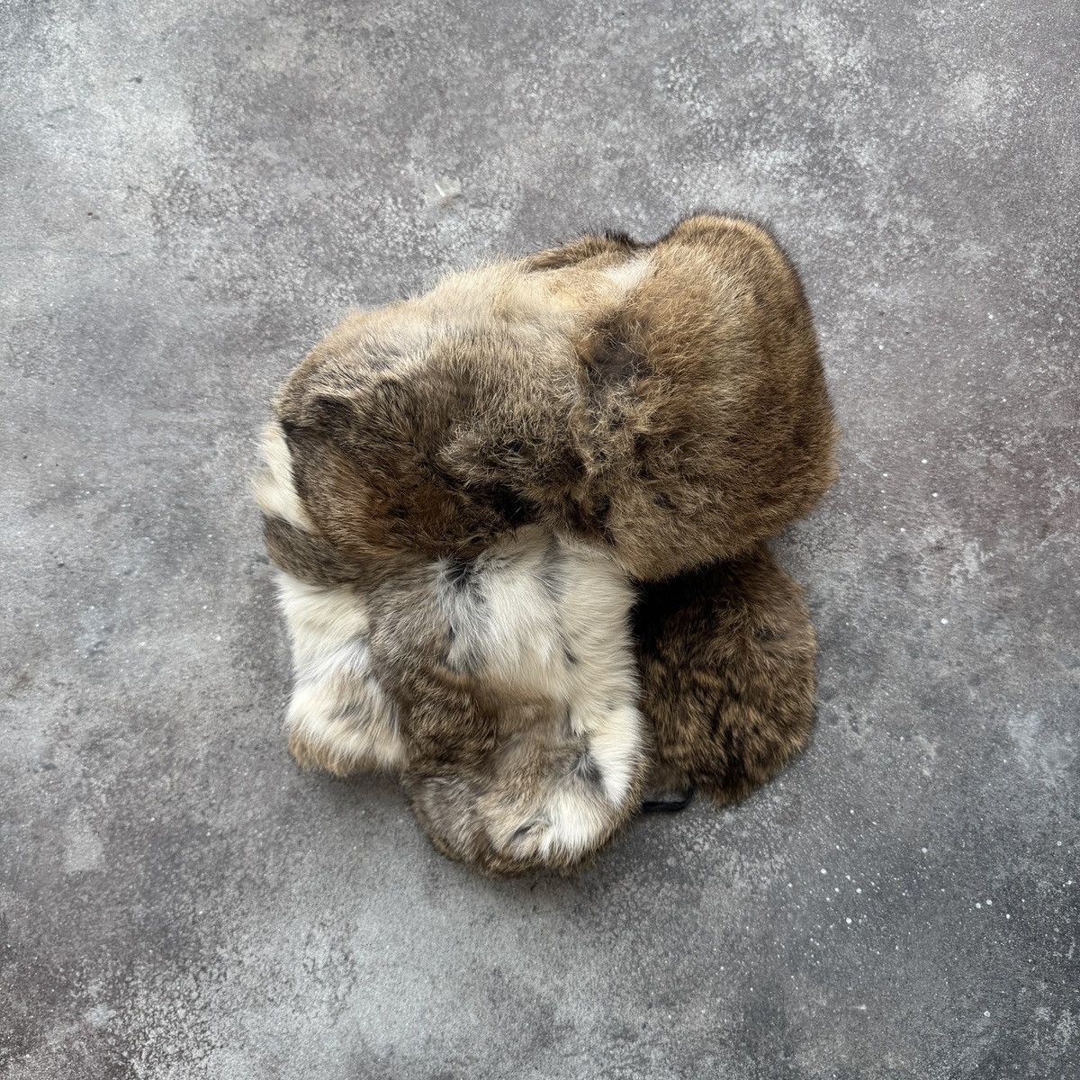 Hysteric Glamour Vintage Real Rabbit Fur Y2K Retro Ushanka Hat (Trapper Hat) Size ONE SIZE - 4 Thumbnail