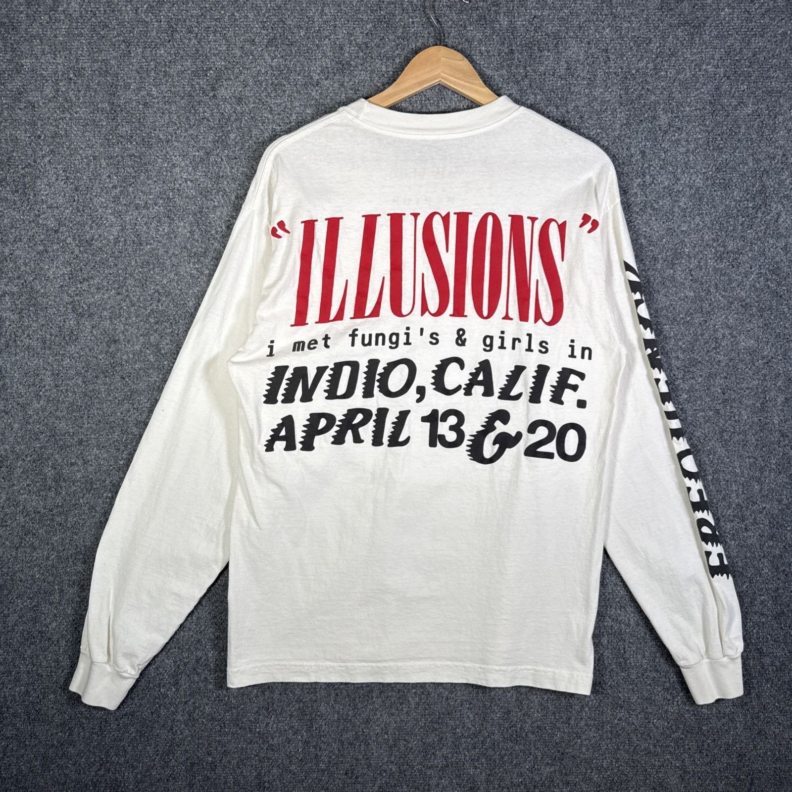 Kid Cudi Kid Cudi Shirt Mens White Y2K Illusions Tour Frequency Tour Size US M / EU 48-50 / 2 - 4 Thumbnail