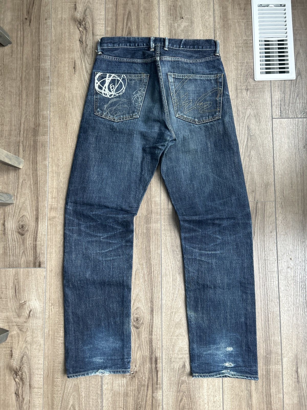 Futura Futura 2000 Denim Blue Size 31 Faded Size US 31 - 3 Thumbnail