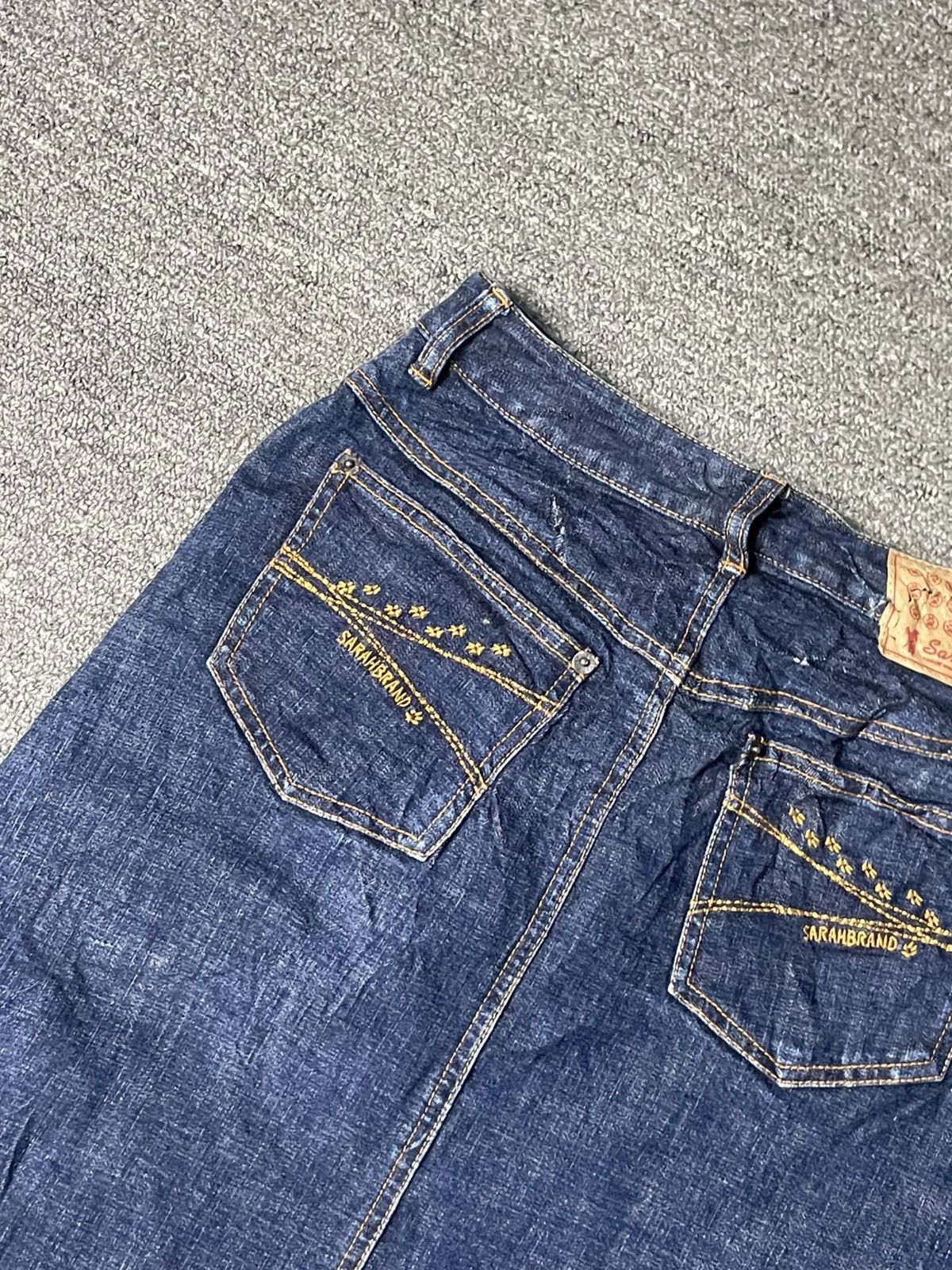 Japanese Brand × Vintage SARAH DENIM Brand Jeans Skirt (83) Size 29" - 14 Thumbnail