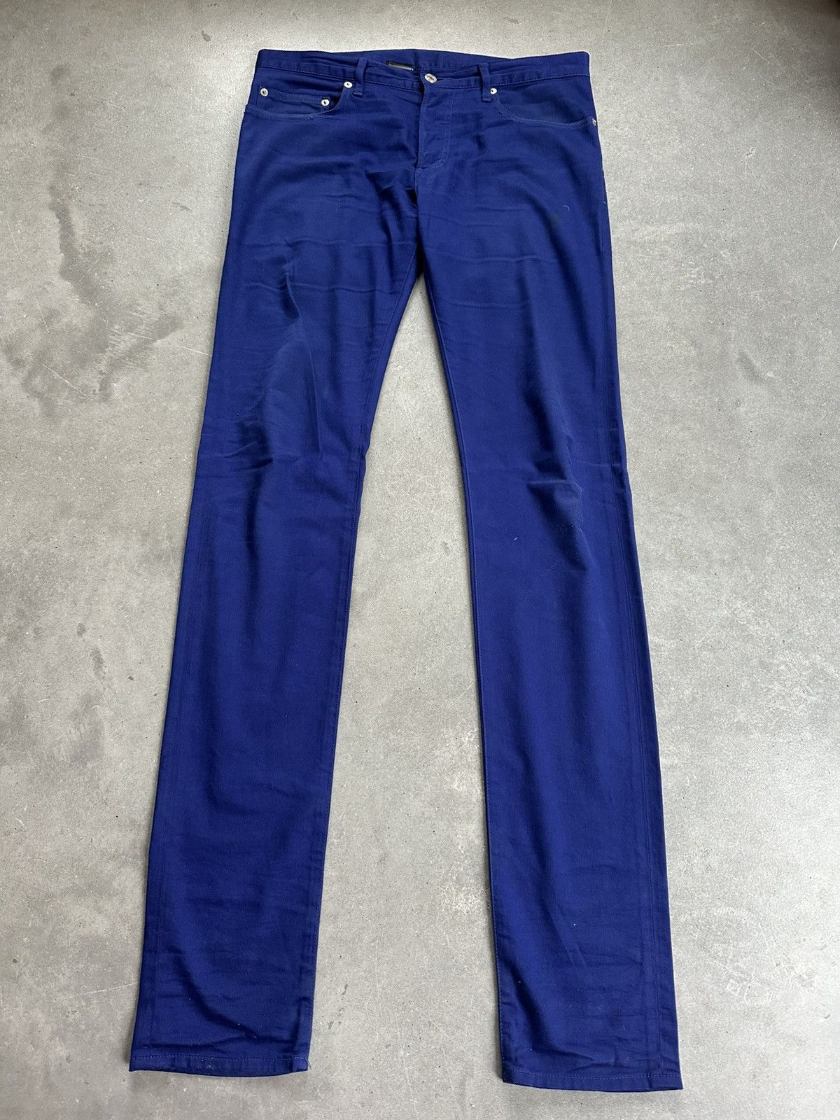 Dior Dior SS09 purple denim jeans planisphére Size US 30 / EU 46 - 1 Thumbnail