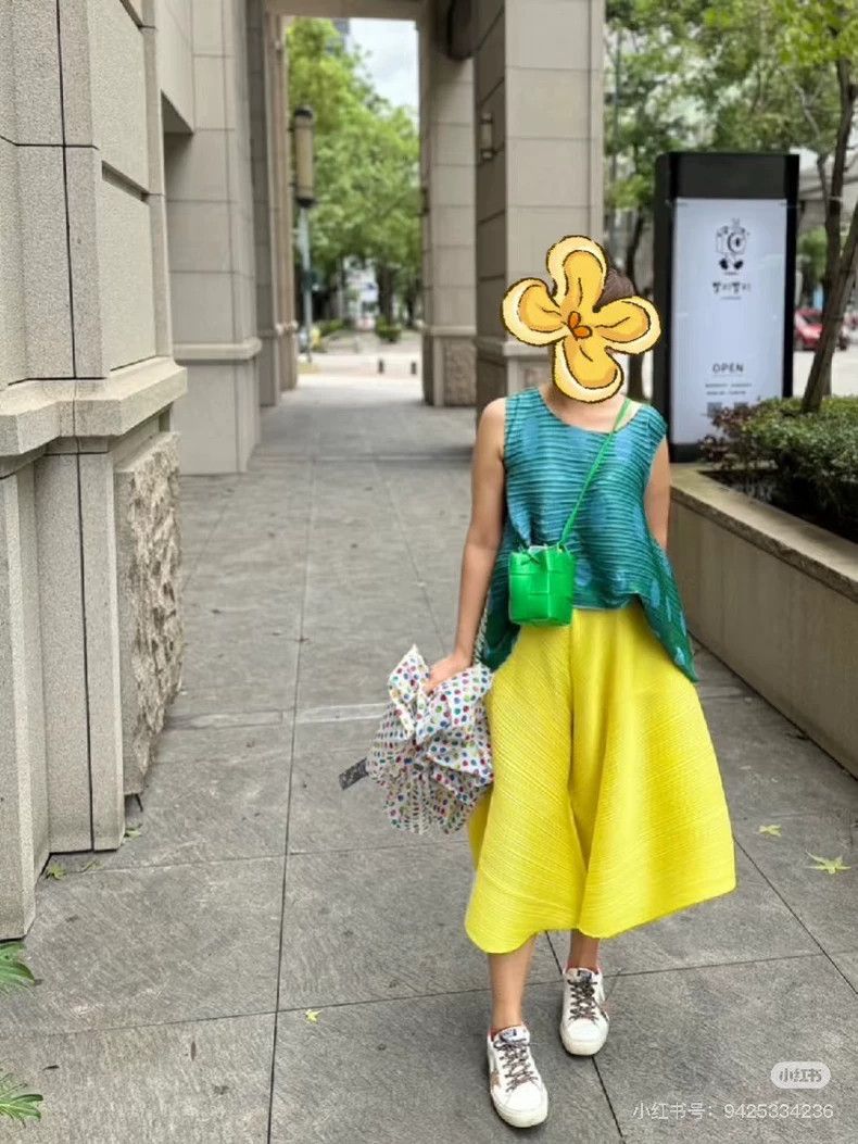 Issey Miyake issey miyake size:3 Yellow culottes Size 42" / US 20 - 1 Thumbnail