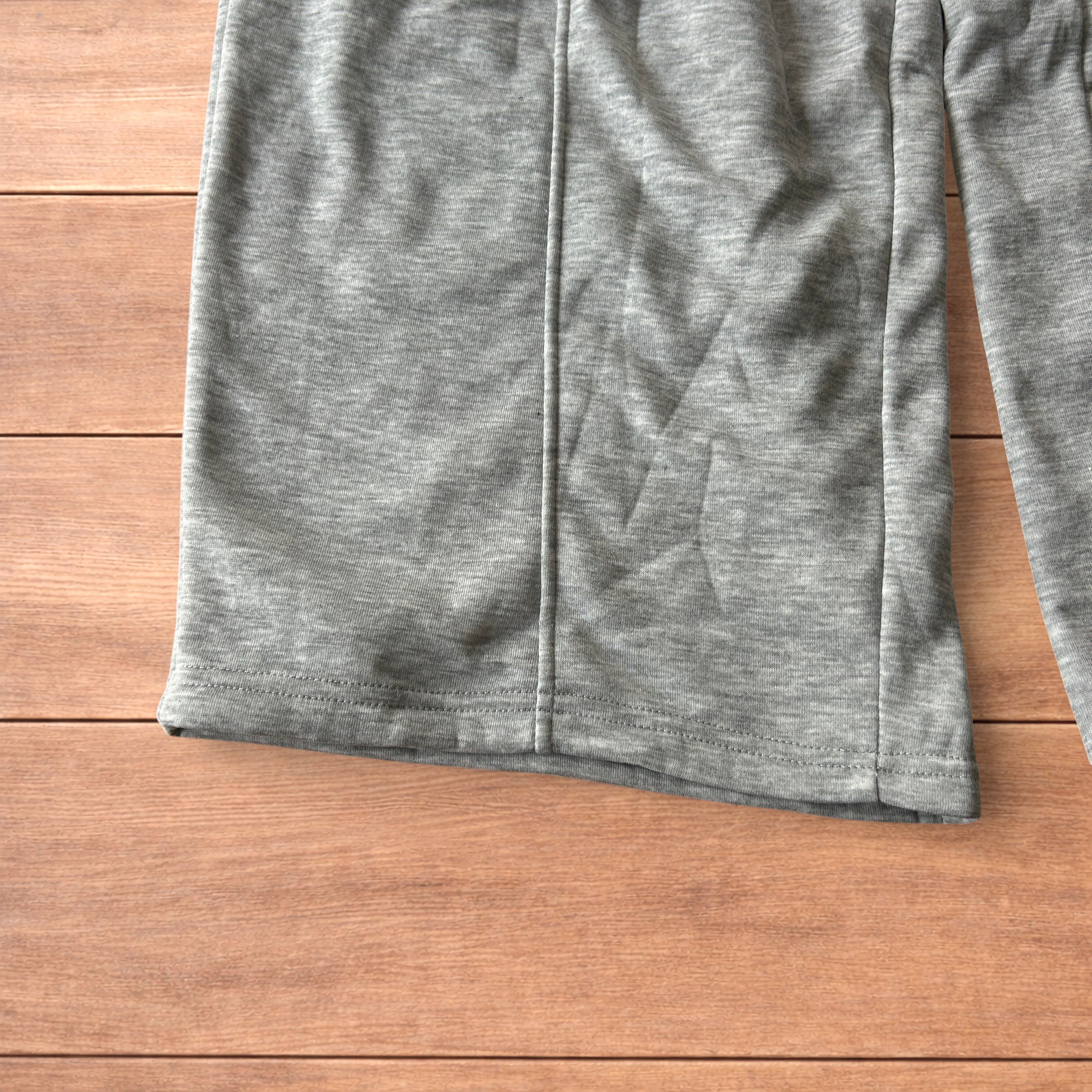 Japanese Brand Super baggy wide leg Korean joggers in marl grey. Size US 34 / EU 50 - 4 Thumbnail