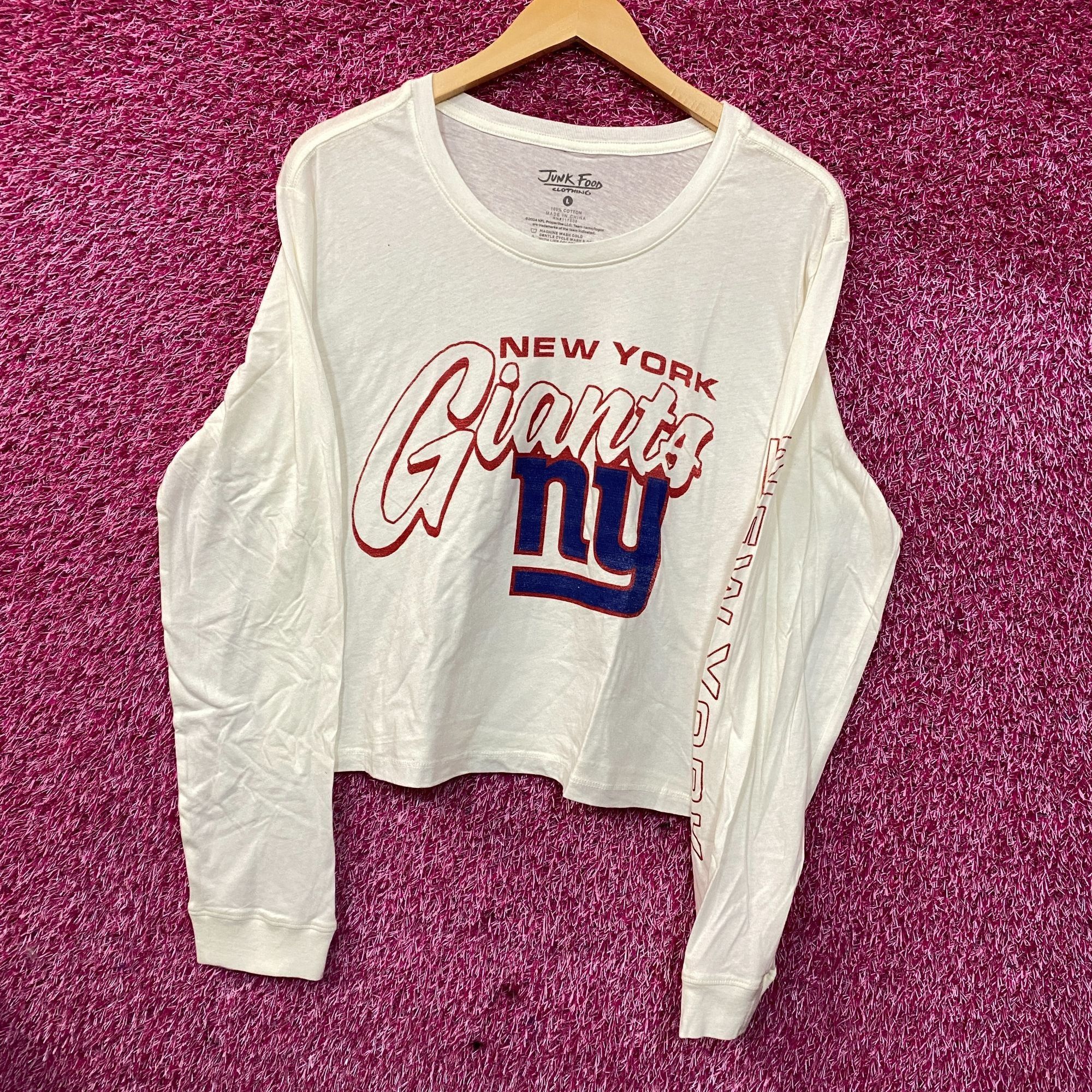 Junk Food Junk Food Clothing New York Giants Touchdown Long Sleeve Cro Size L / US 10 / IT 46 - 3 Thumbnail