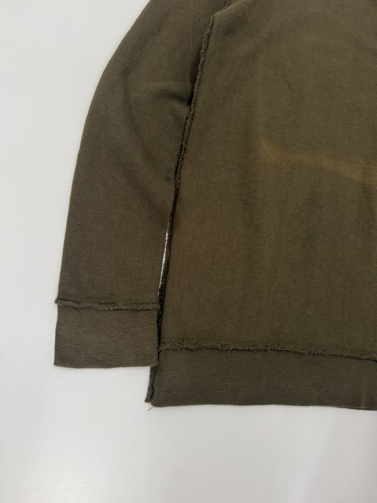 Japanese Brand ⚡️FITH WORKS Olive Raw Edge Sweat Japanese American Military Size US XS / EU 42 / 0 - 3 Thumbnail