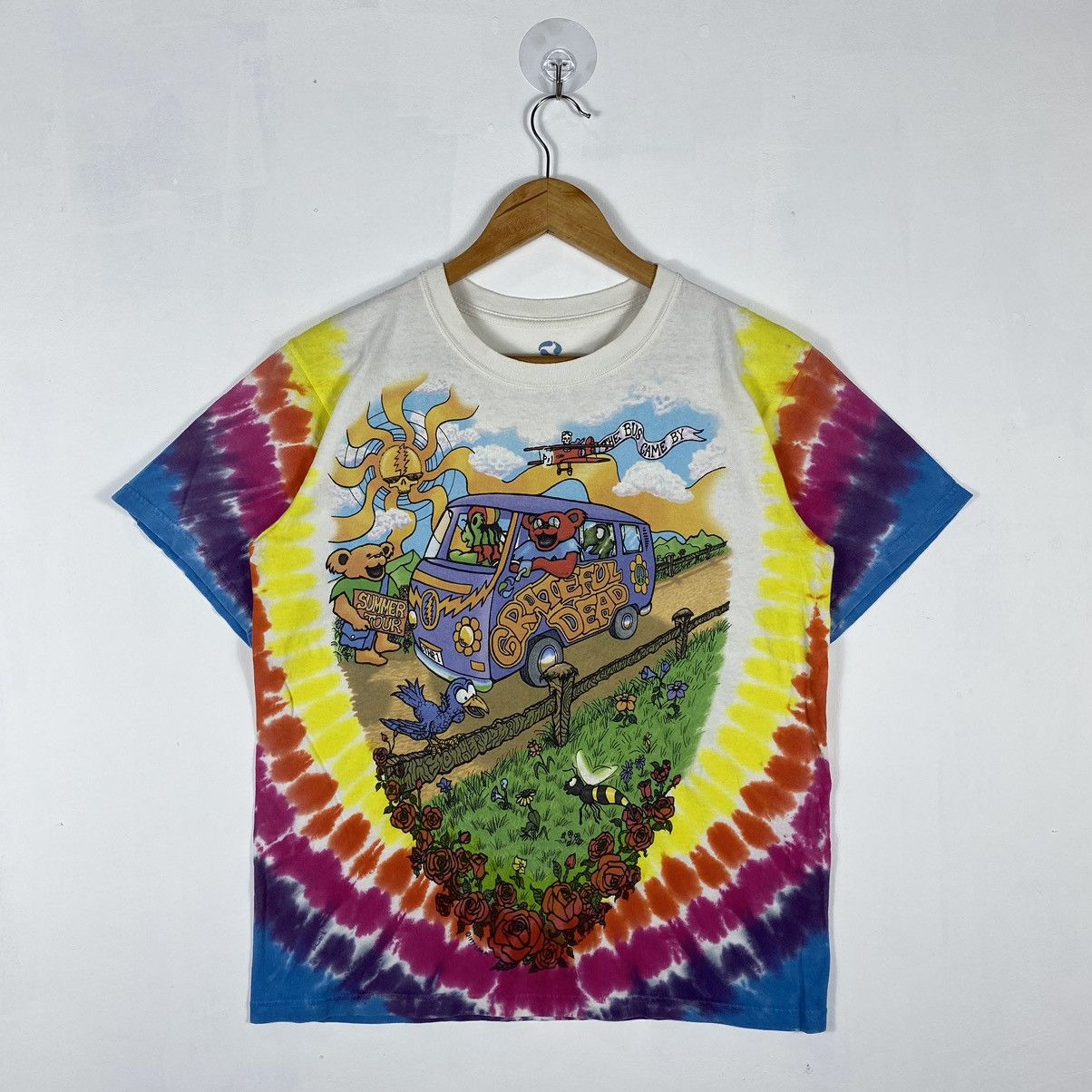Band Tees VINTAGE 1994 GRATEFUL DEAD SUMMER TOUR LIQUID BLUE TEE Size US S / EU 44-46 / 1 - 2 Thumbnail
