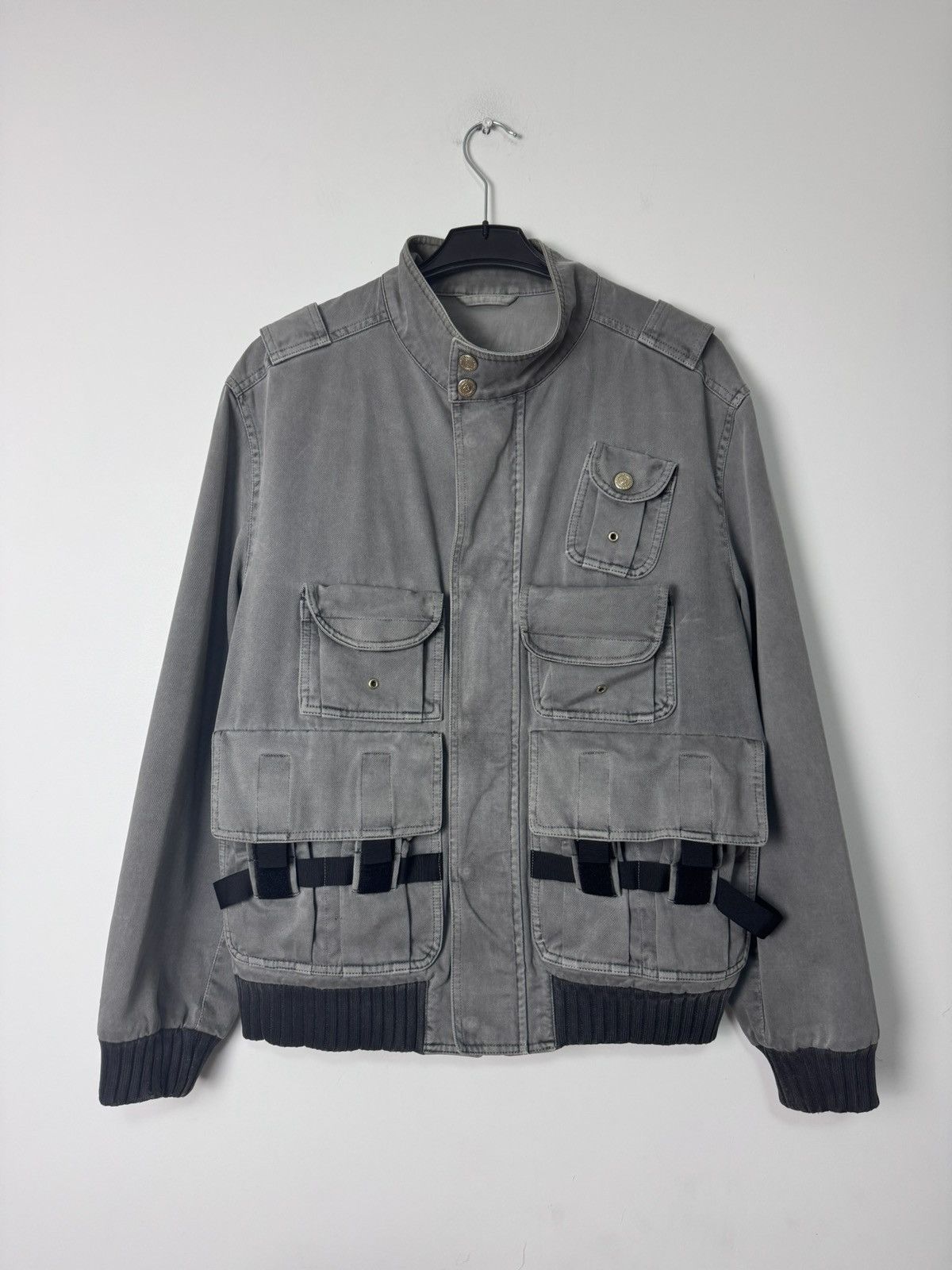 Dolce & Gabbana AW2003 Dolce & Gabbana Faded Bondage Utility Cargo Jacket Size US L / EU 52-54 / 3 - 5 Thumbnail