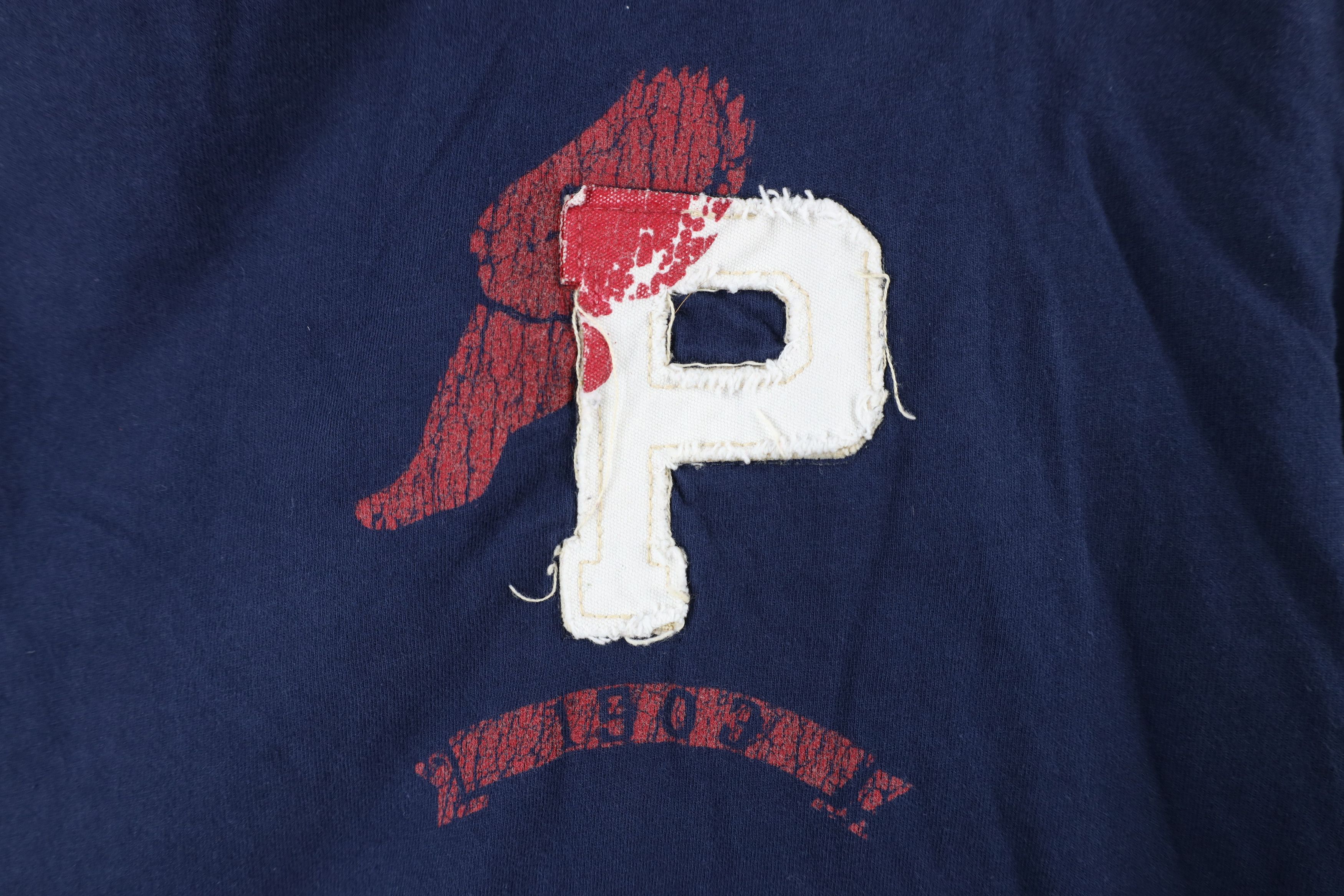 Ralph Lauren × Vintage Vintage 90s Ralph Lauren Track Shoe Long Sleeve T-Shirt Blue Size US M / EU 48-50 / 2 - 4 Thumbnail
