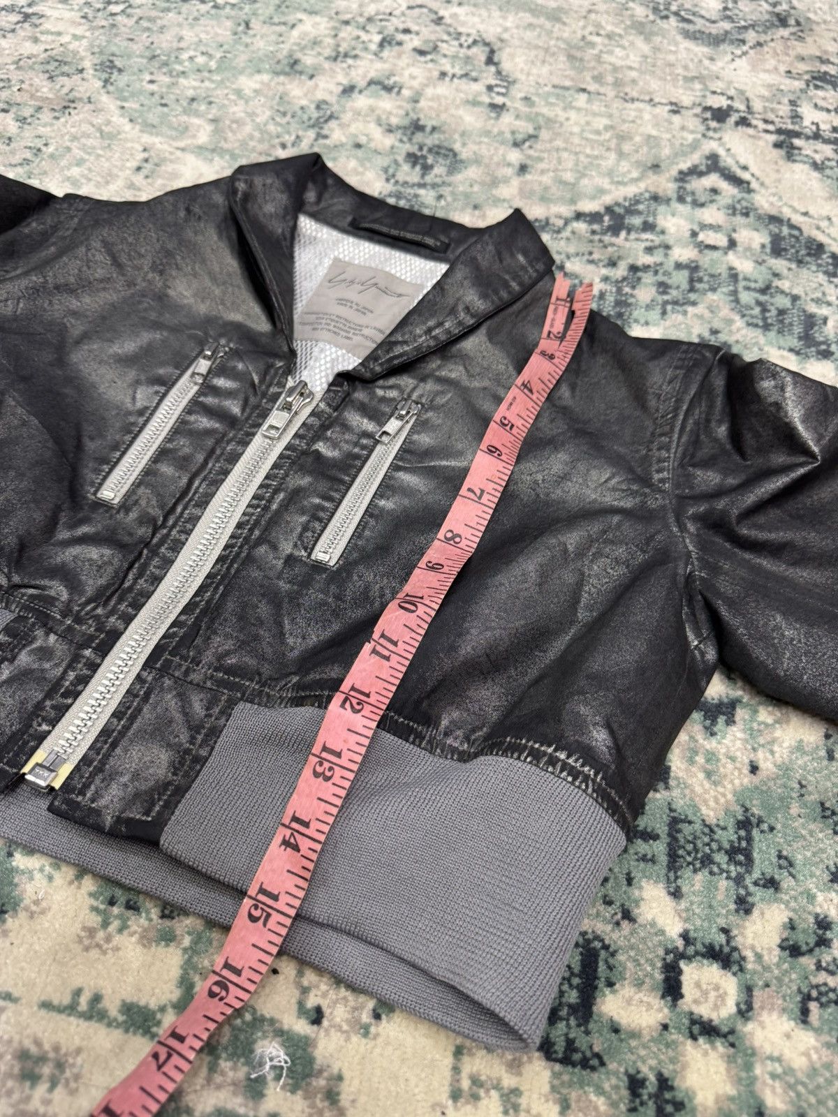 Yohji Yamamoto YOHJI YAMAMOTO CROPPED BOMBER JACKET SIZE 1 JAPAN Size S / US 4 / IT 40 - 5 Thumbnail