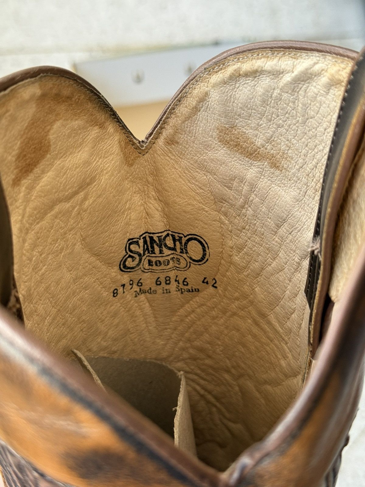 Sancho Boots SANCHO COWBOY REAL LEATHER BOOTS Size US 9 / EU 42 - 5 Thumbnail