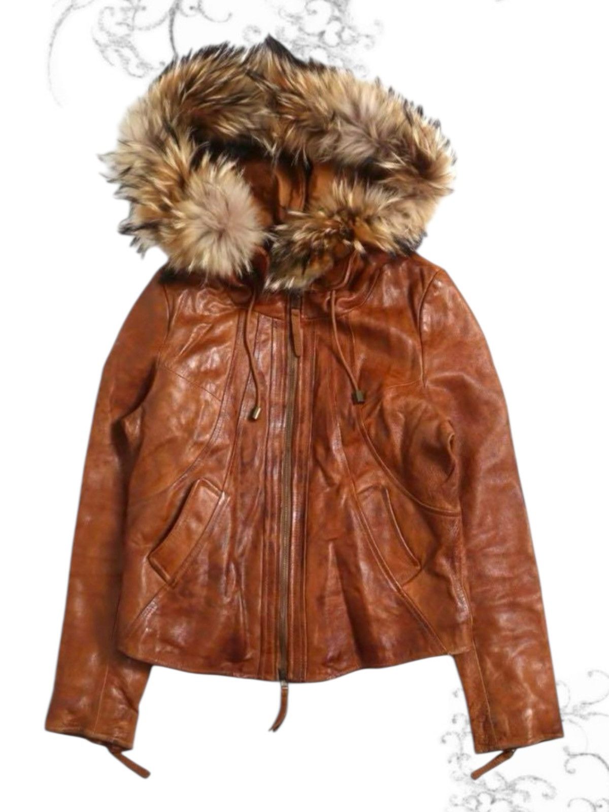 G.O.A RACCOON FUR PARKA WITH DETACHABLE HOOD – glam archive
