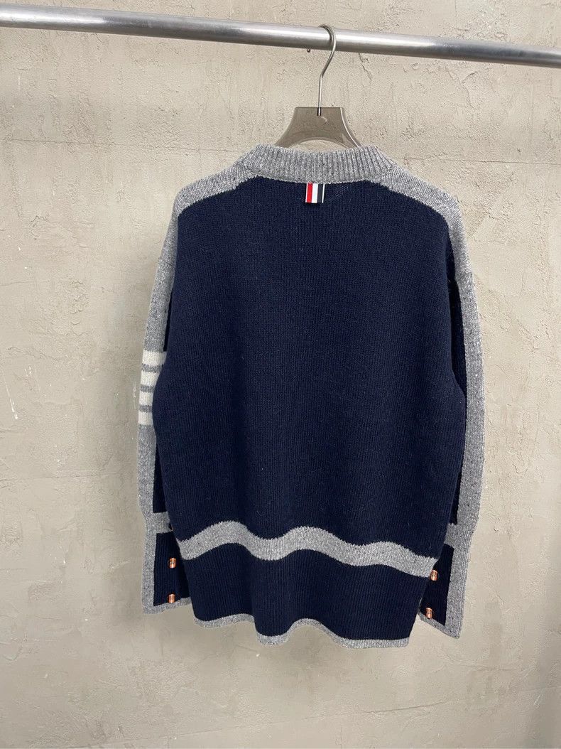 Thom Browne Thom browne Size 38 Tibetan blue and gray color block four Size US XXS / EU 40 - 2 Thumbnail