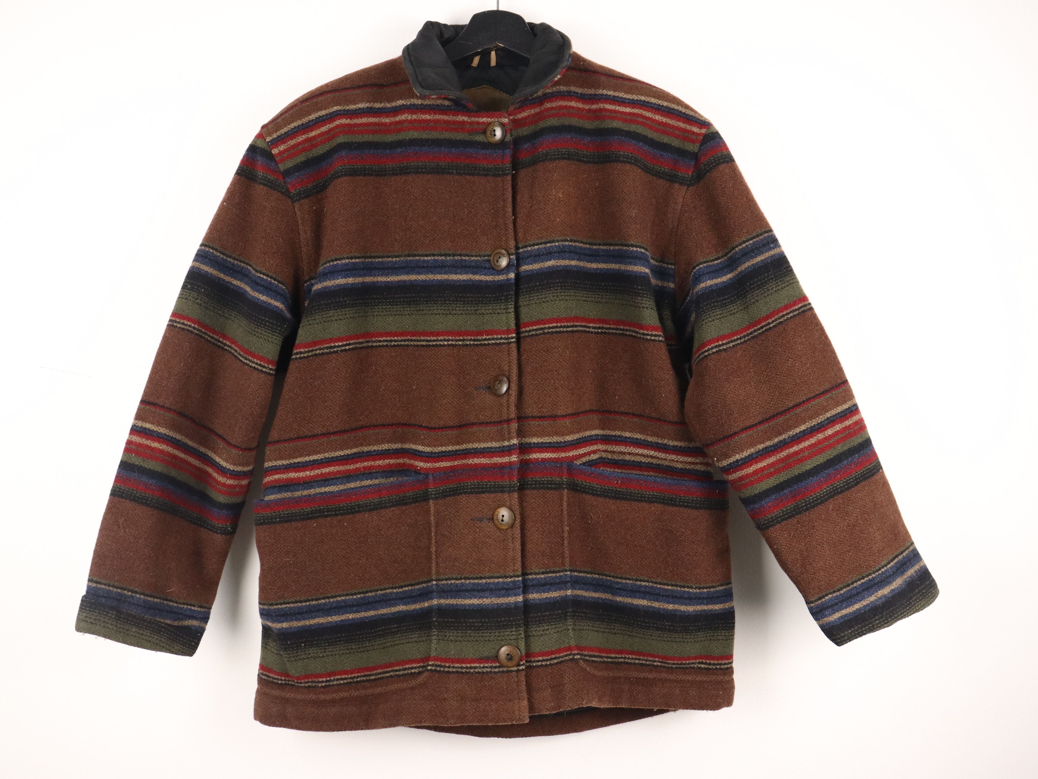 Woolrich Woolen Mills Vintage Woolrich Wool Navajo Striped Jacket Size US S / EU 44-46 / 1 - 2 Thumbnail