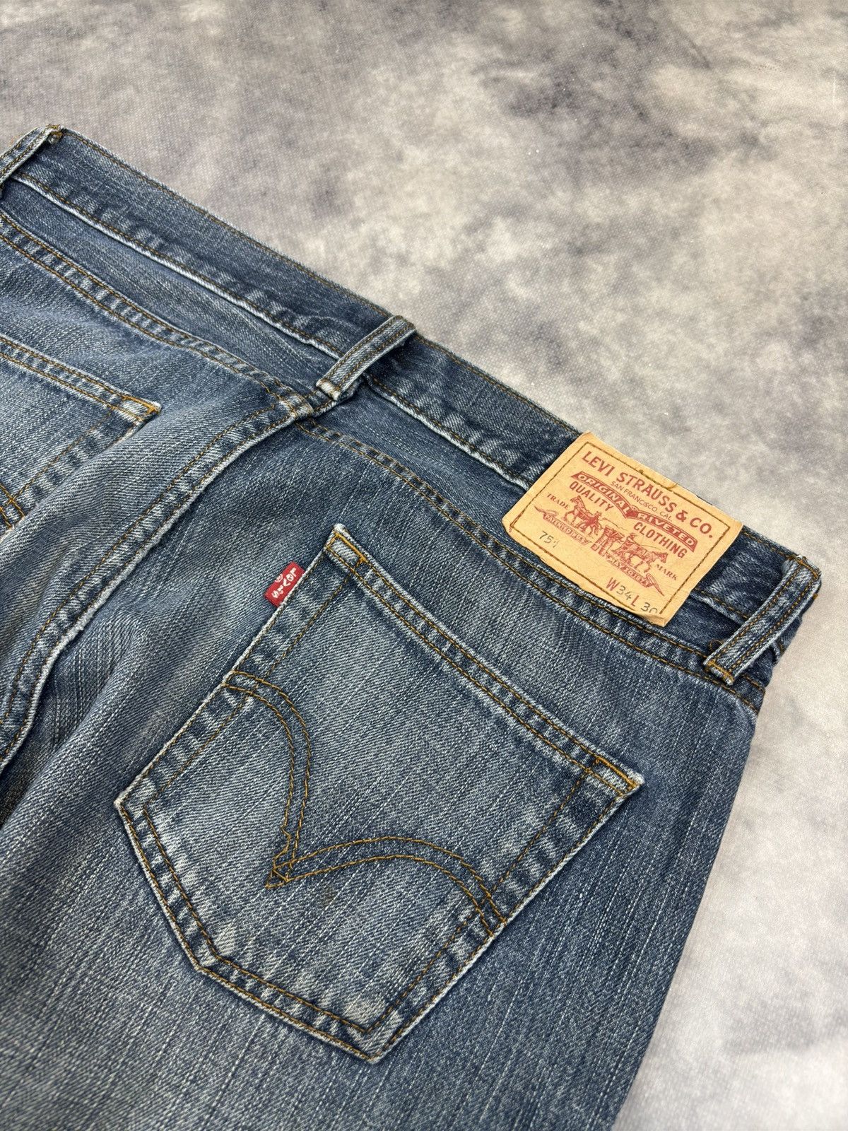 Levi's Vintage Y2K Levi’s 751 denim pants Japan style old money Size US 34 / EU 50 - 3 Thumbnail