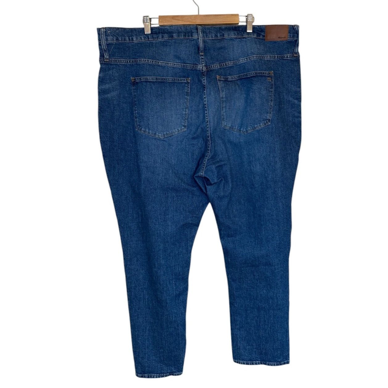 Madewell Madewell Jeans Women 37 Blue Denim High Rise Slim Boyfriend Size 37" - 4 Thumbnail