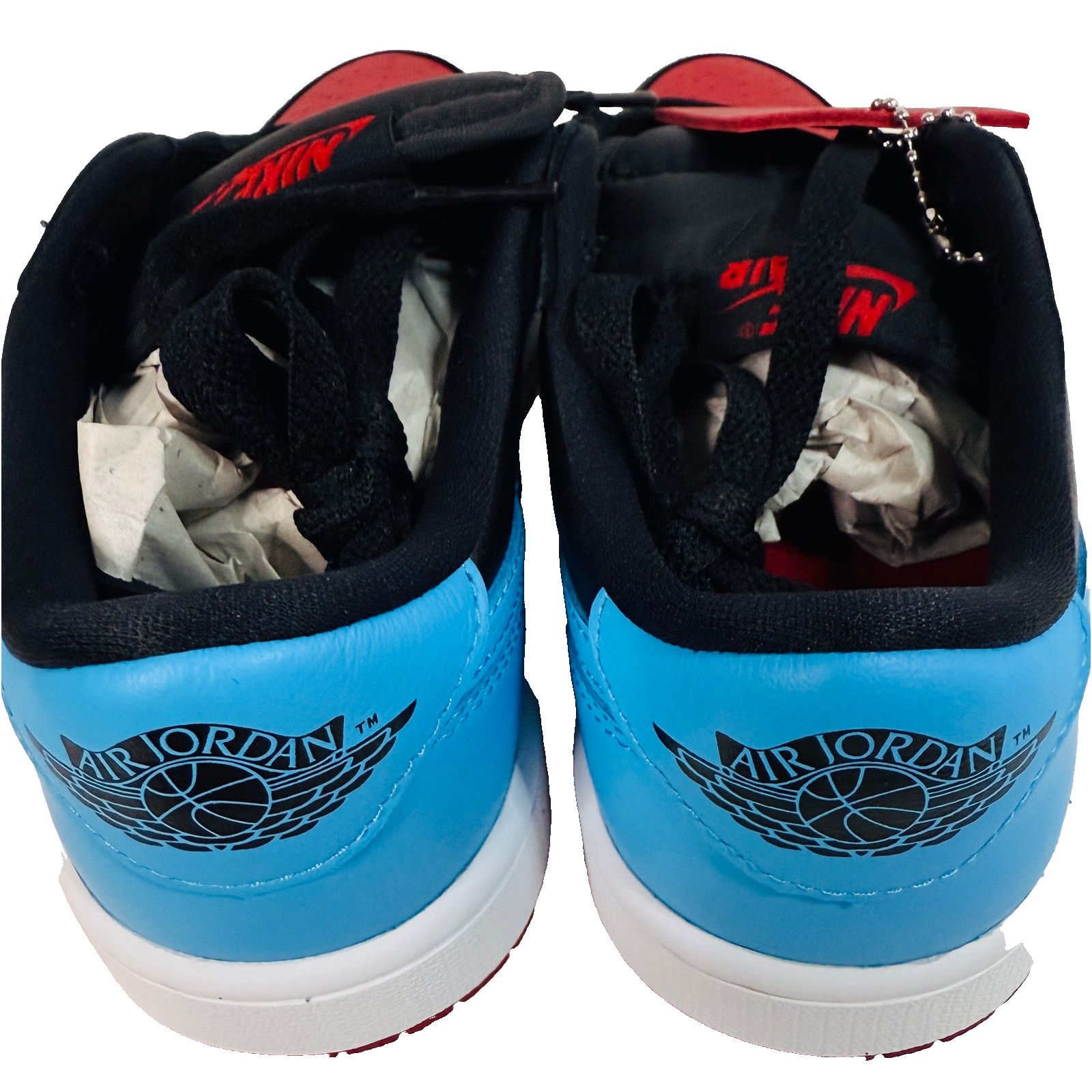 Nike Nike Air Jordan 1 Low OG WMNS UNC Chicago Black Powder Blue Size US 5 / IT 35 - 3 Thumbnail