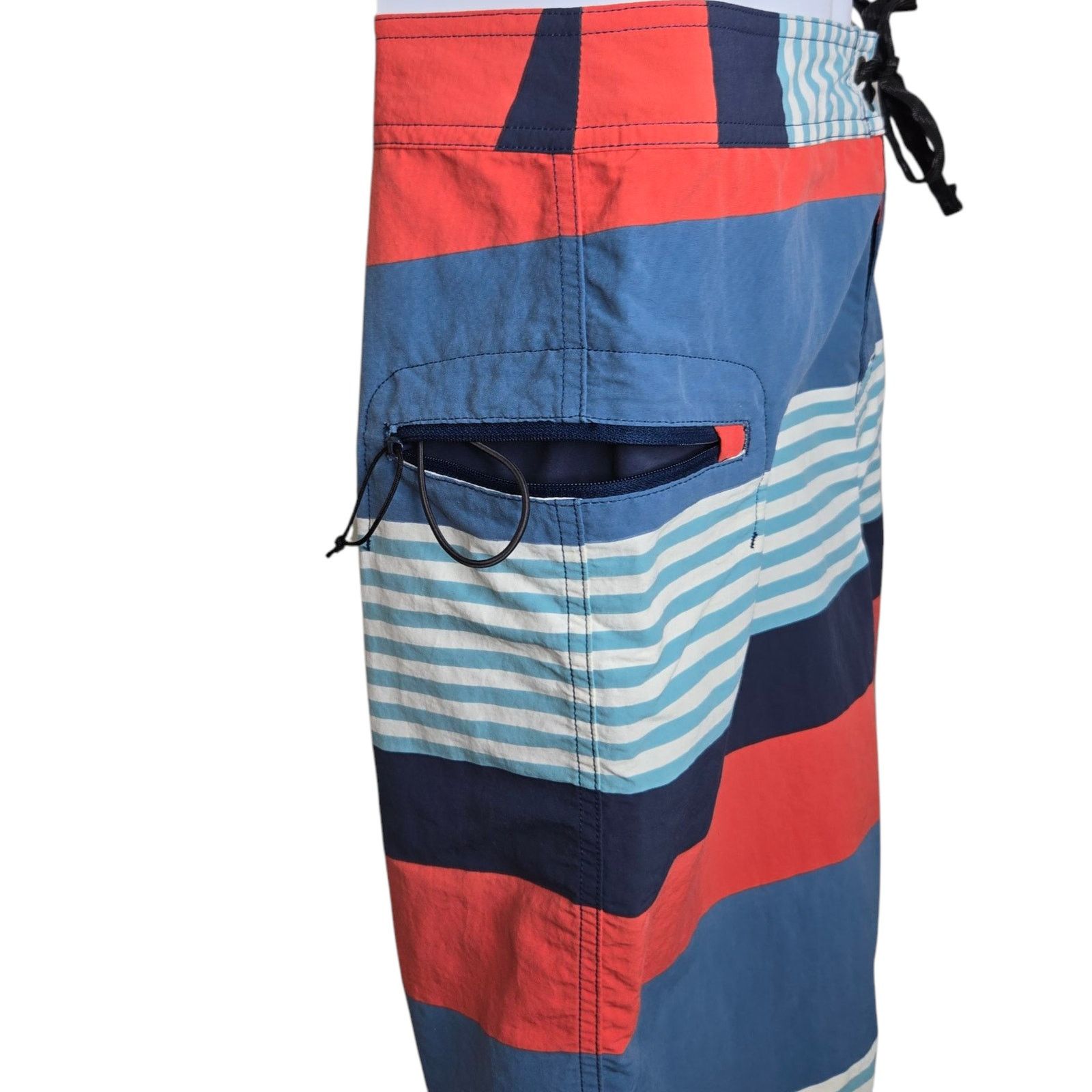 Patagonia Patagonia Mens Board Shorts Size 36 Ms Wavefarer Striped Size US 36 / EU 52 - 7 Thumbnail