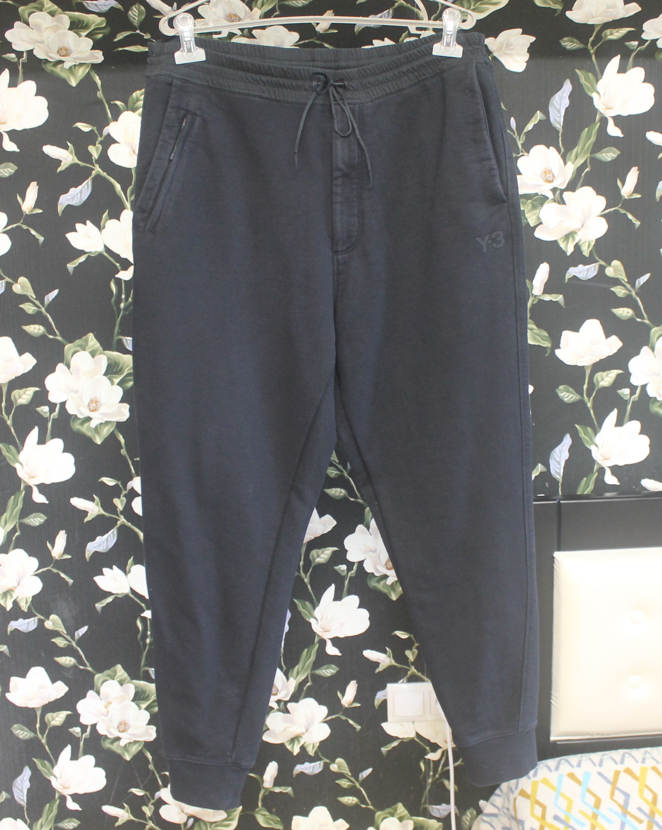 Adidas × Y-3 × Yohji Yamamoto Adidas Y-3 Classic Terry Cuffed Pants - Black Size US 38 / EU 54 - 1 Thumbnail