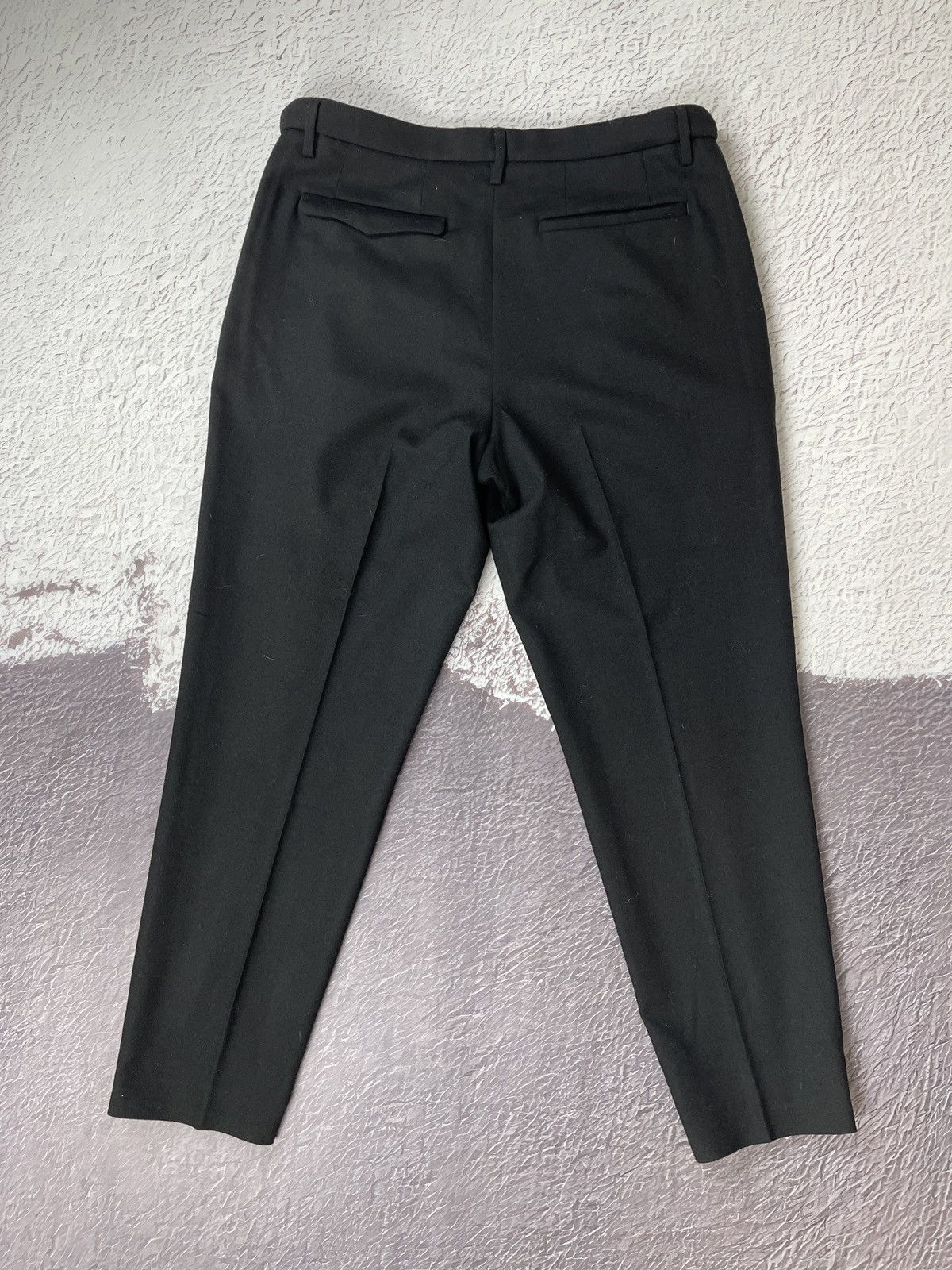 Barena Barena Venezia black wool classic casual pants Size US 34 / EU 50 - 4 Thumbnail