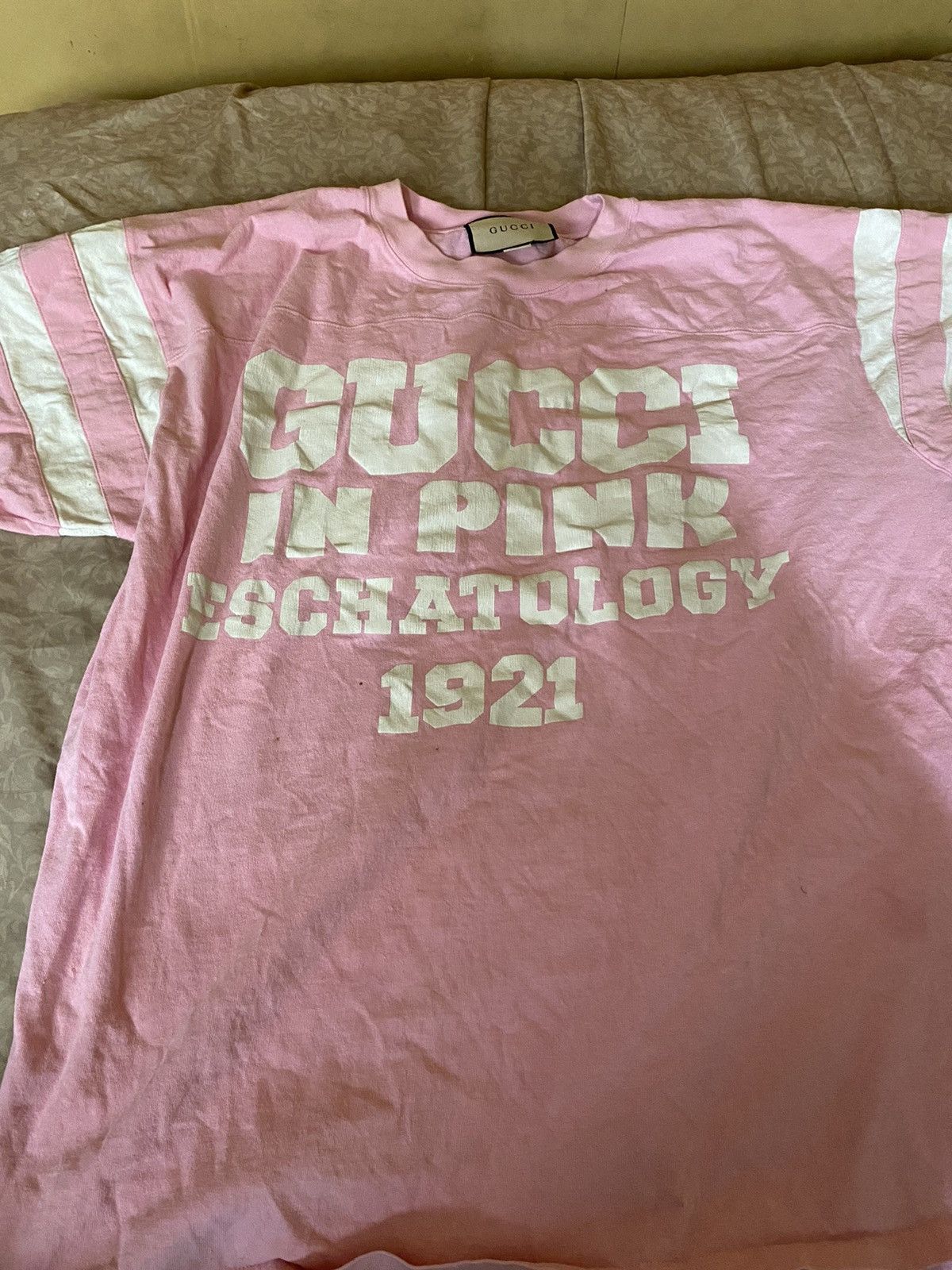 image of Gucci 25 Gucci Eschatology Shirt in Pink, Men's (Size 2XL)