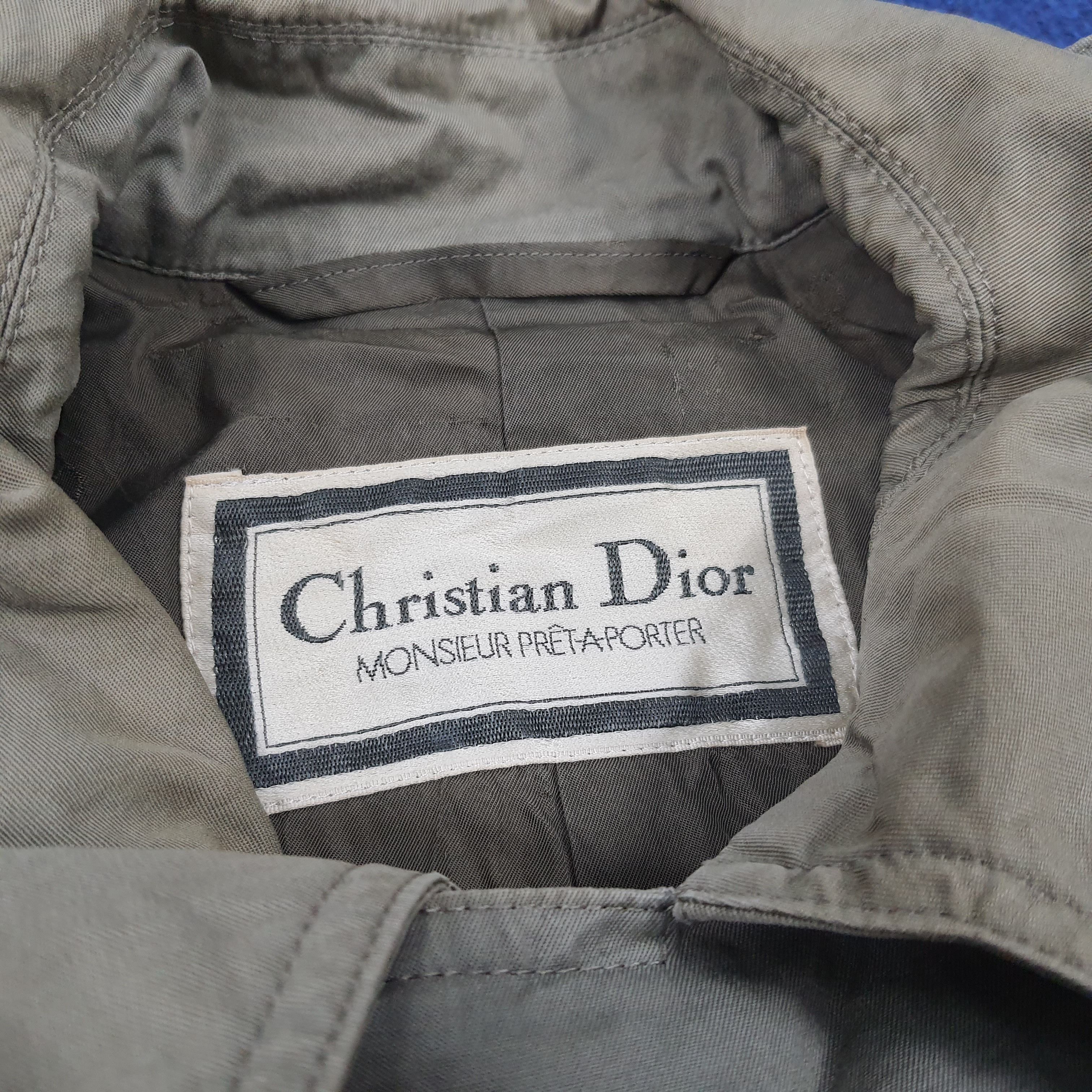Christian Dior Monsieur × Vintage Vintage Christian Dior Monsieur Trench Jacket Size US L / EU 52-54 / 3 - 5 Thumbnail