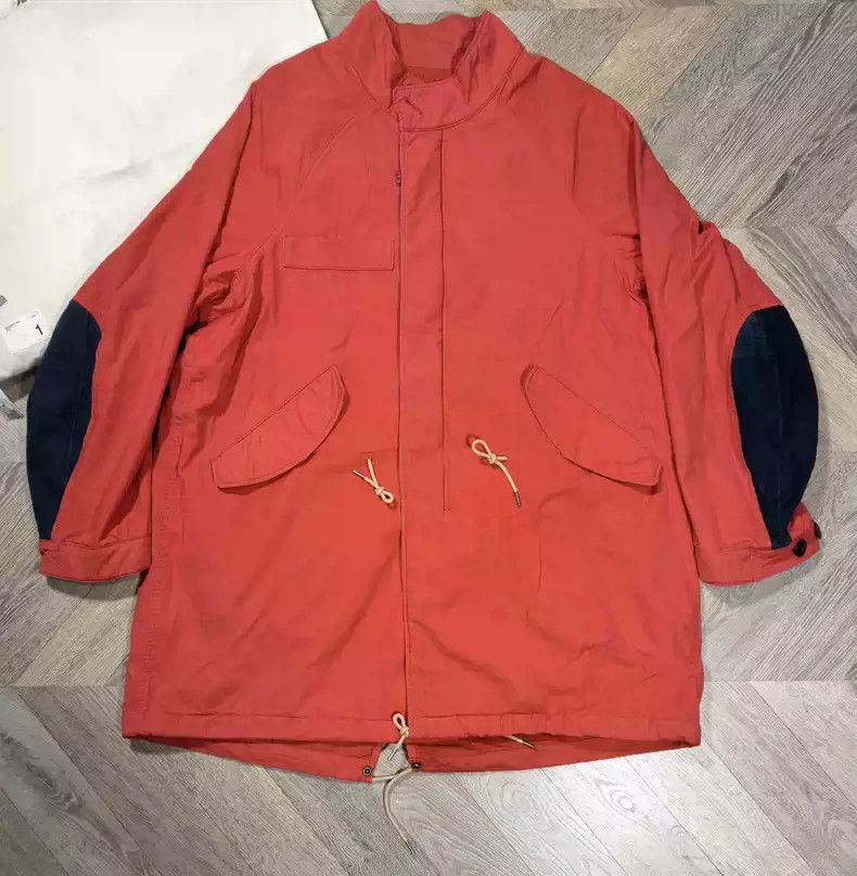 image of Visvim 21Ss Six-Five Fishtail Parka in Red, Men's (Size Small)