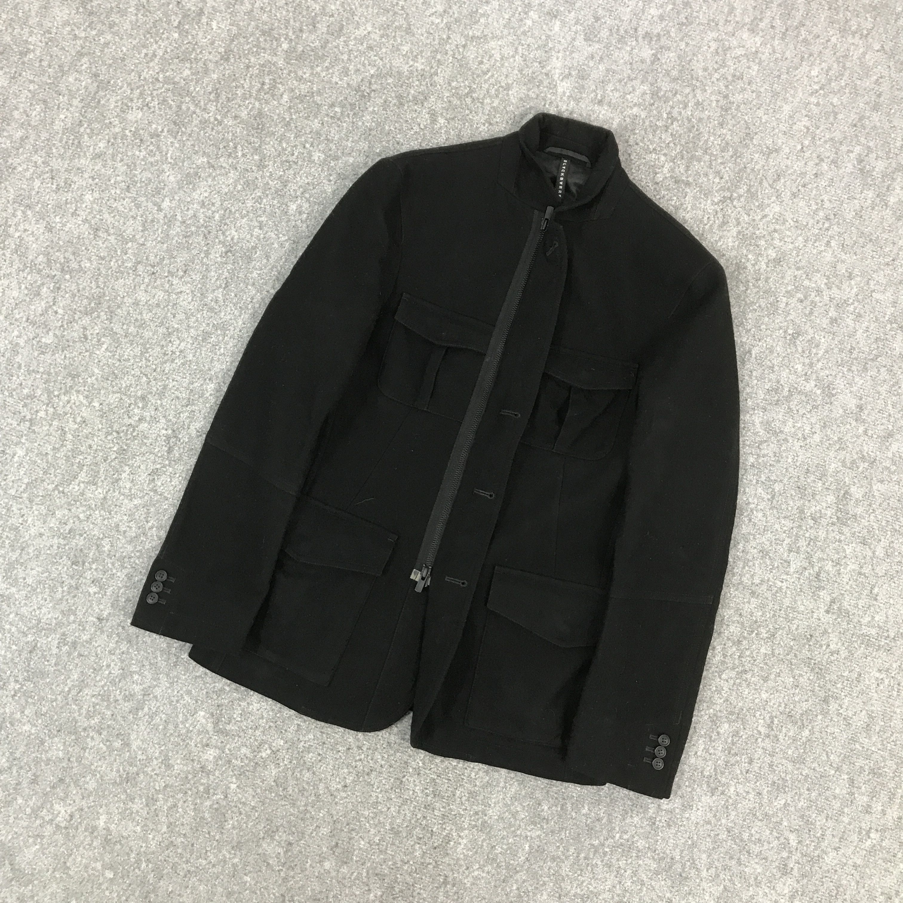 Black Barrett × Neil Barrett BLACK BARRETT BY NEIL BARRETT WOOL ZIPPER JACKET Size US S / EU 44-46 / 1 - 5 Thumbnail