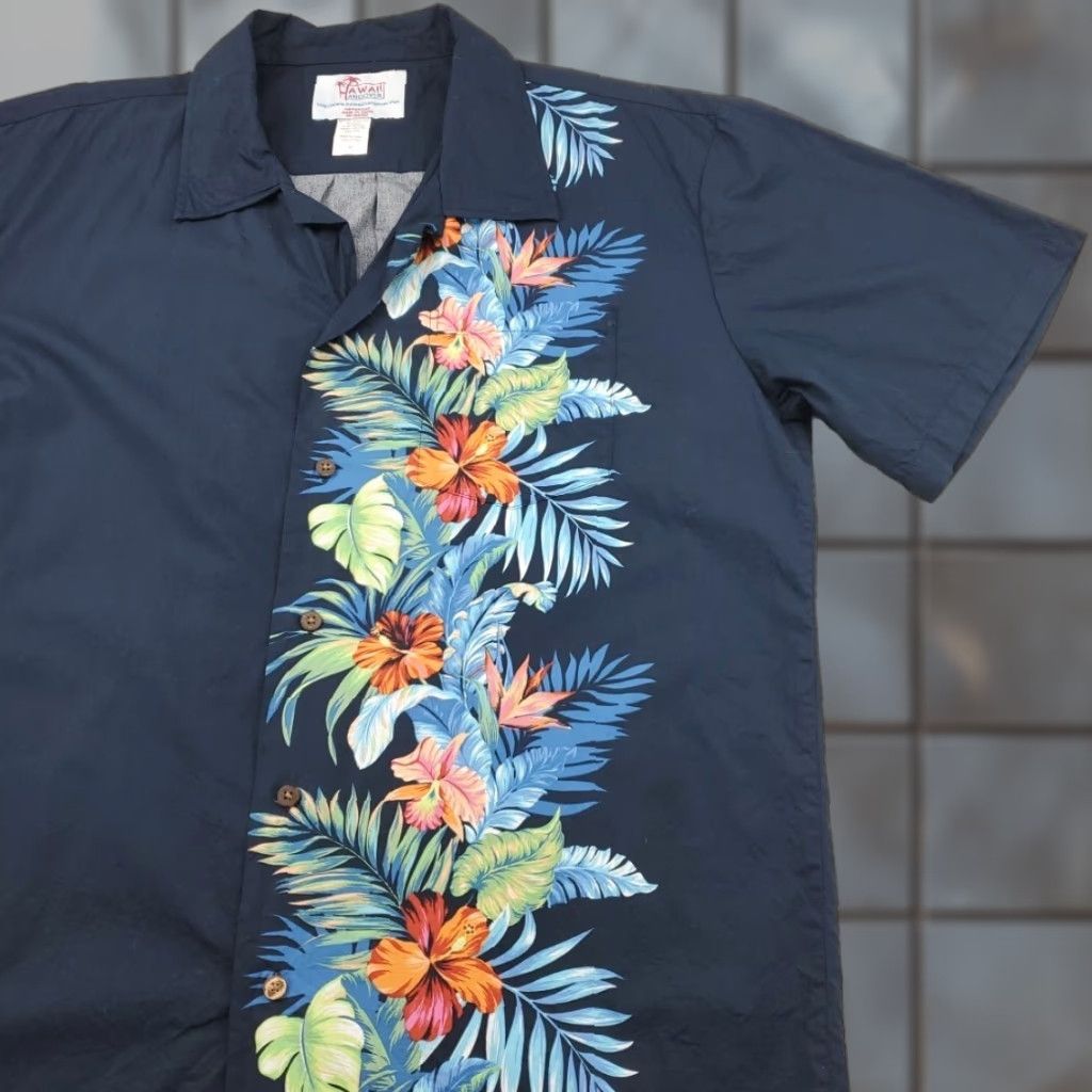 Vintage VINTAGE Hawaii Hangover Hawaiian Shirt Mens XL Beach Short Sleeve Button Up Casual Camp Size US XL / EU 56 / 4 - 1 Thumbnail