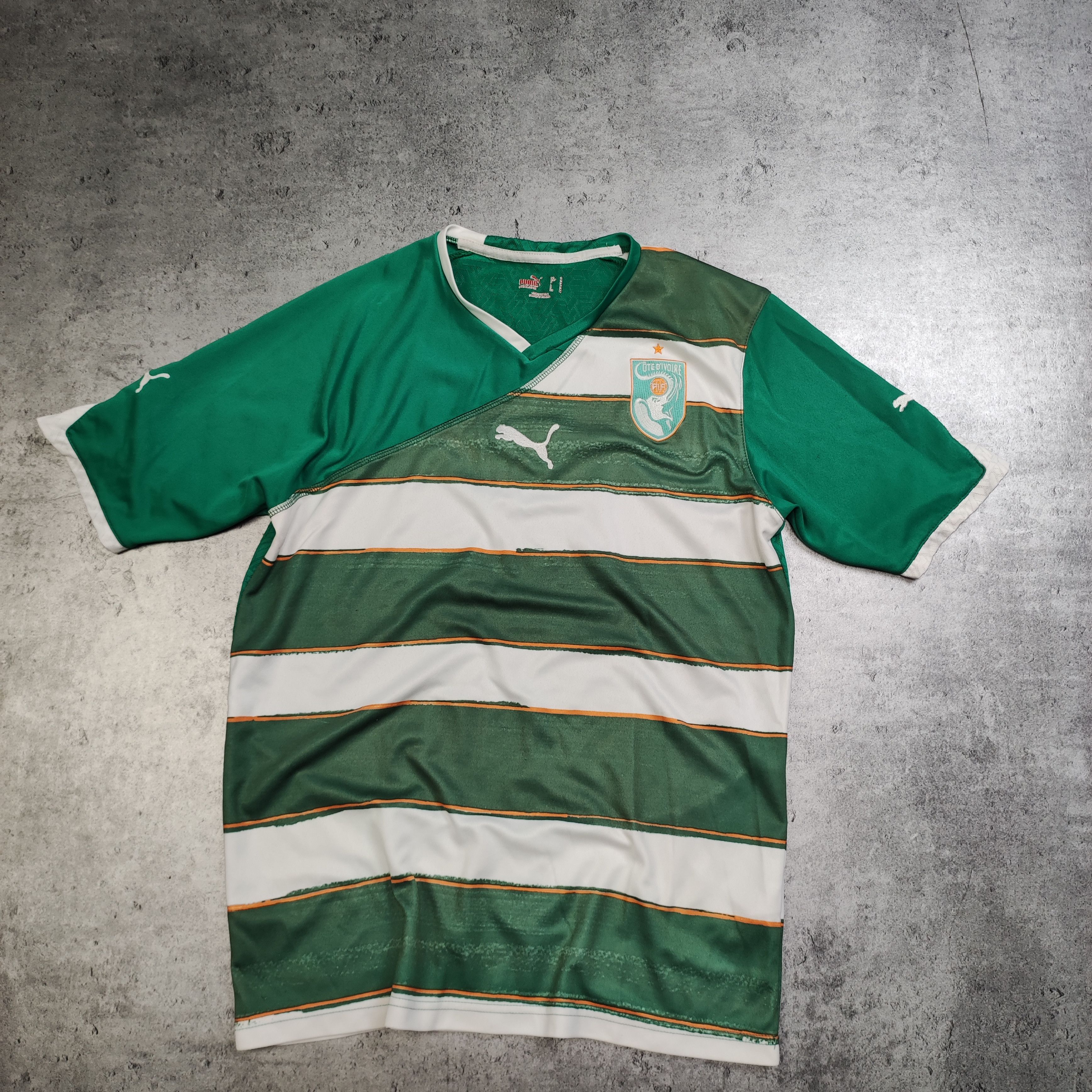 Vintage RARE Vintage 2010 Puma Cote Divoire Away Football Jersey Size US M / EU 48-50 / 2 - 2 Thumbnail