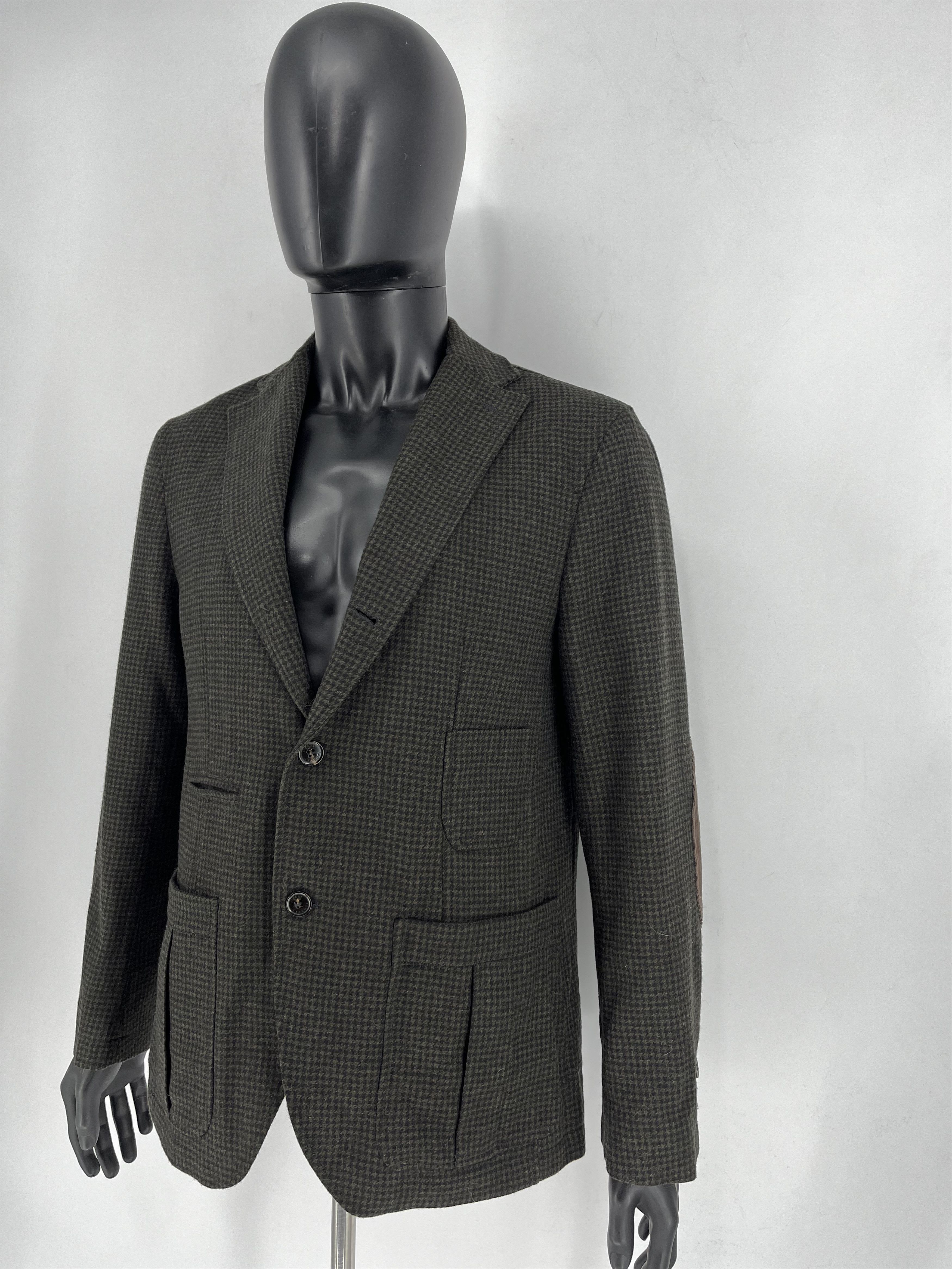 Cerruti 1881 × Seditionaries Nano Cerruti Checkered Plaid Blazer Wool Coats Jacket Size 50S - 8 Thumbnail