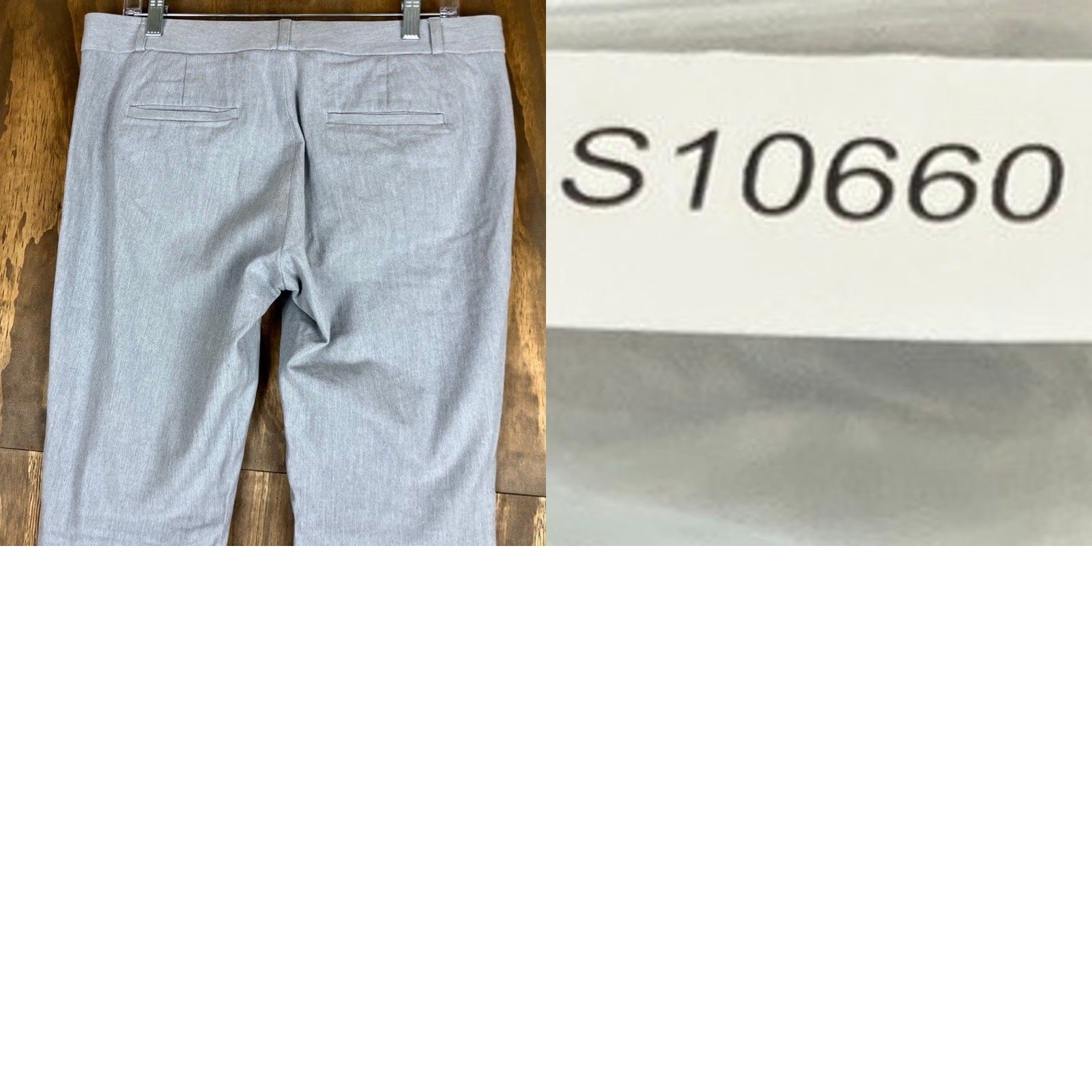 Banana Republic VINTAGE Banana Republic Pants Gray Light Mid Rise Sloan Stretch 8 Long Regular Women’s Pants? Size 24" / US 00 / IT 34 - 9 Thumbnail