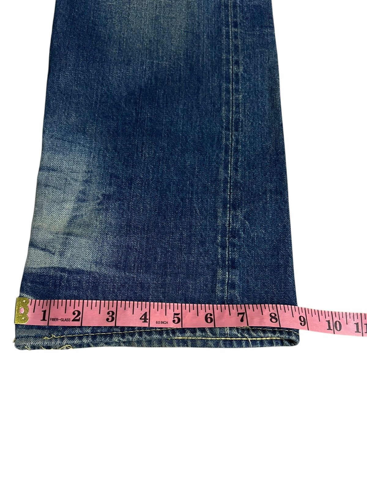 Sugar Cane VINTAGE SUGAR CANES LOT 901 DISTRESS SELVEDGE JEANS Size US 31 - 23 Thumbnail