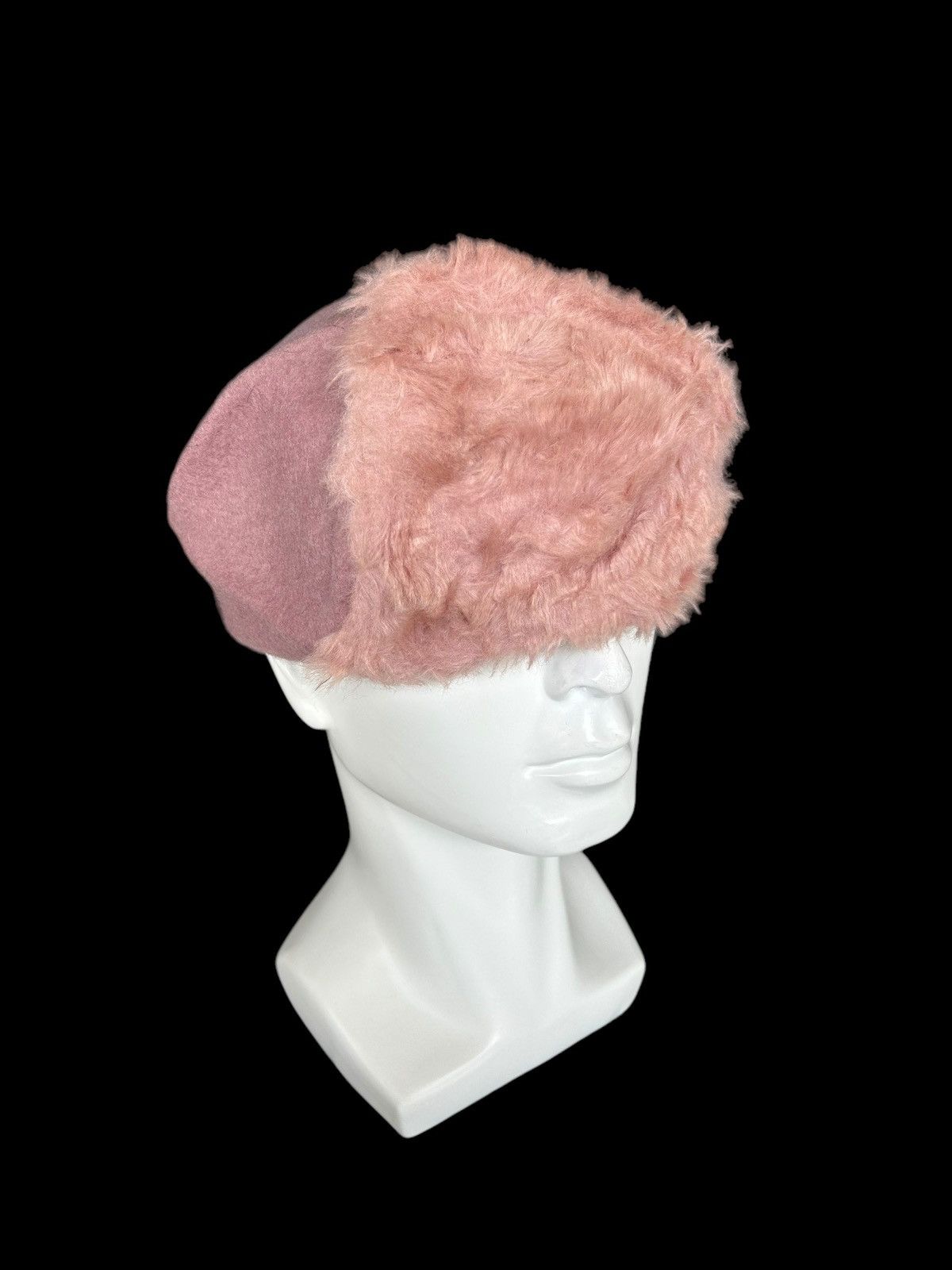 Japanese Brand × Kapital × Vintage Japanese Style Half Fur Hats Rare Design 🎌☠️☠️ Size ONE SIZE - 3 Thumbnail