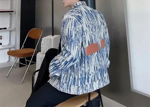 Other Katagiri x Hada Raw Striped Button Denim Jacket Size US M / EU 48-50 / 2 - 3 Thumbnail