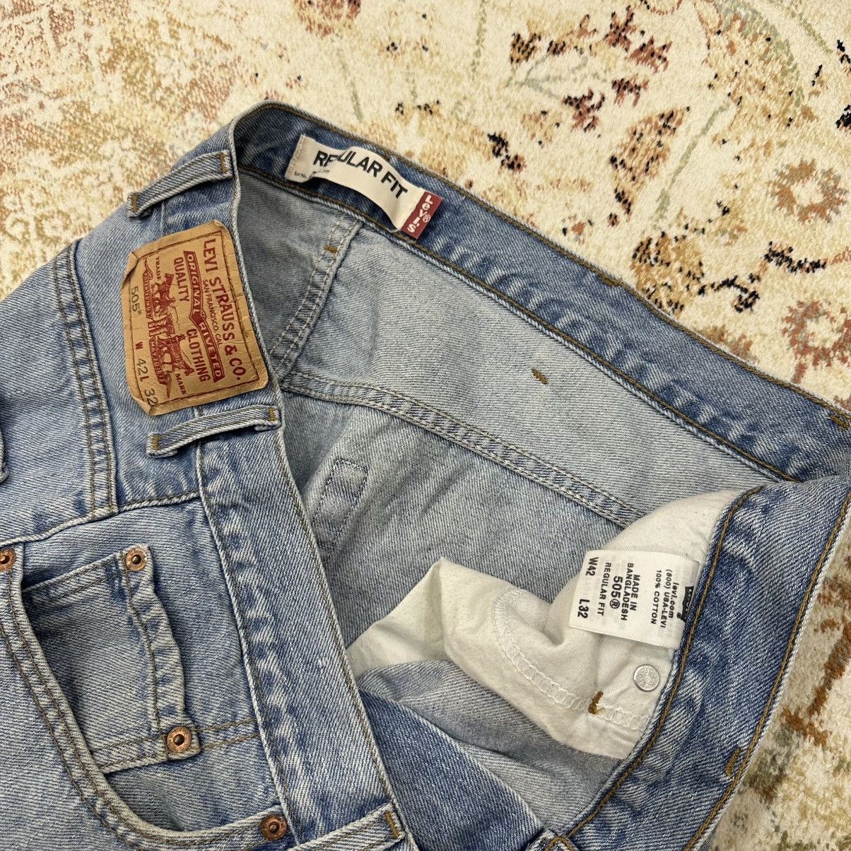 Levi's Vintage Clothing × Vintage Vintage Levi’s 505 Jeans W42xL32 Pants Old Money 90s Size US 42 / EU 58 - 9 Thumbnail