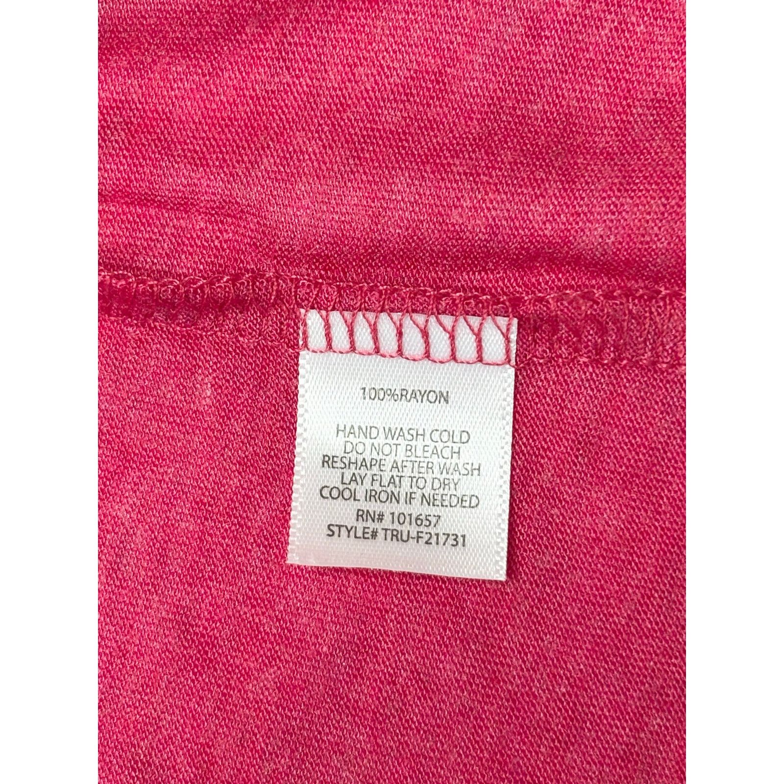 Other Tresics Pink Jersey Knit Knotted Shirt Top MEDIUM Streetwear Size M / US 6-8 / IT 42-44 - 9 Thumbnail