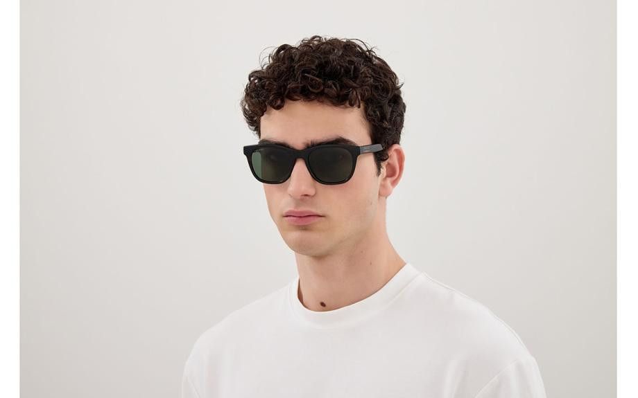 Gucci Gucci GG1985S 001 Sunglasses Black Square Frame, Grey Lenses Size ONE SIZE - 6 Thumbnail
