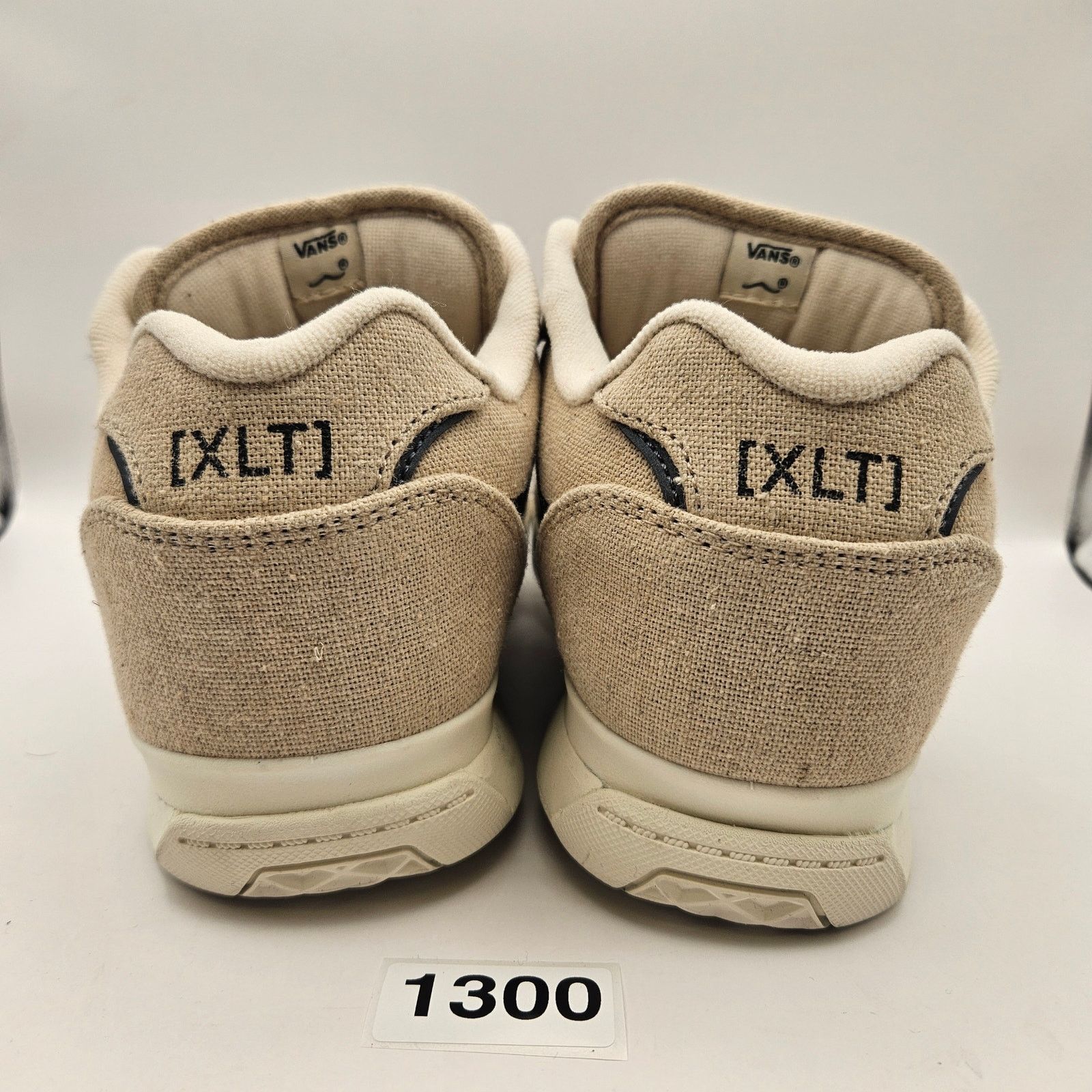Vans VANS X NOTRE ROWLEY MEN'S 10 TAN LINEN XLT SKATE CHUNKY LOW Size US 10 / EU 43 - 3 Thumbnail