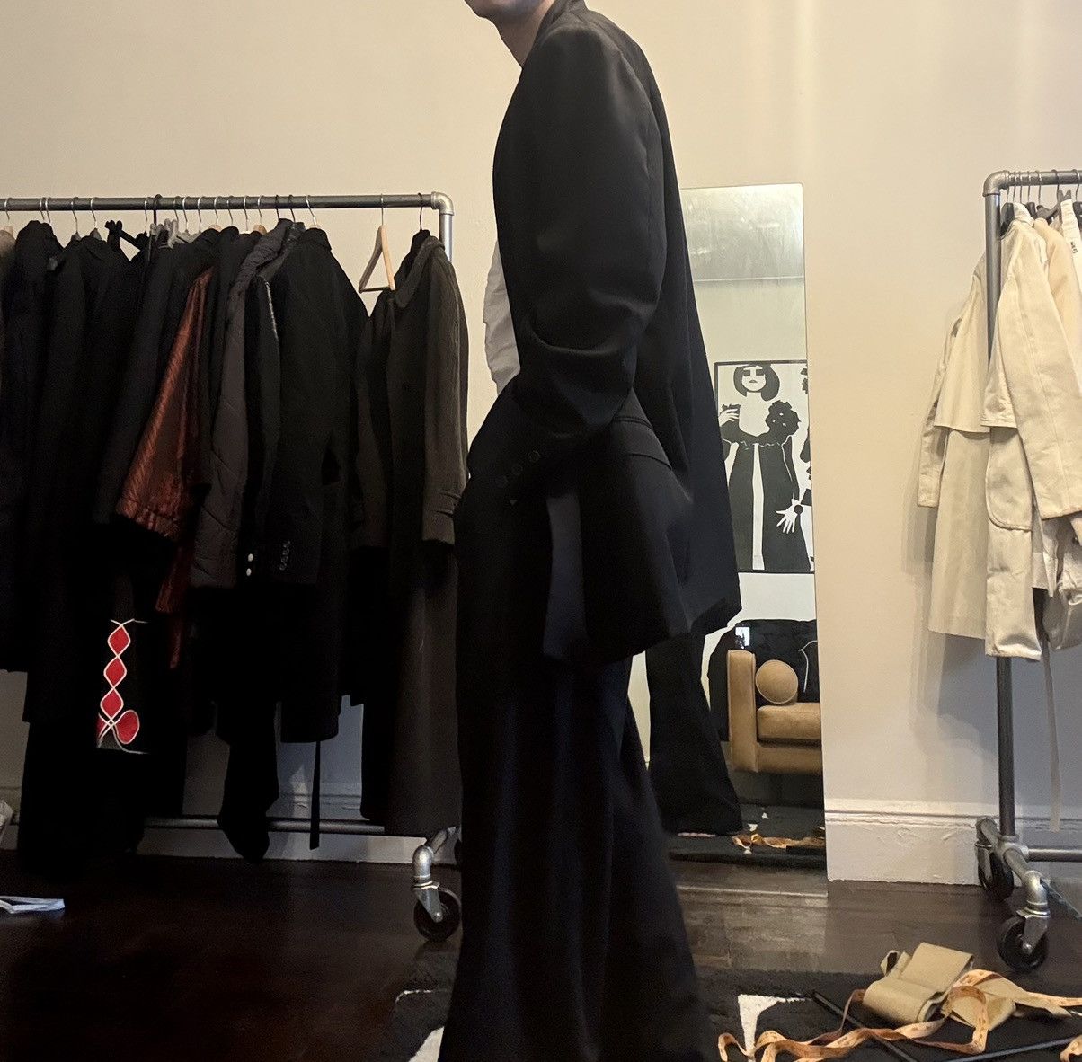 Issey Miyake Oversized Issey Miyake Folded Lapel Blazer Size 54L - 8 Thumbnail