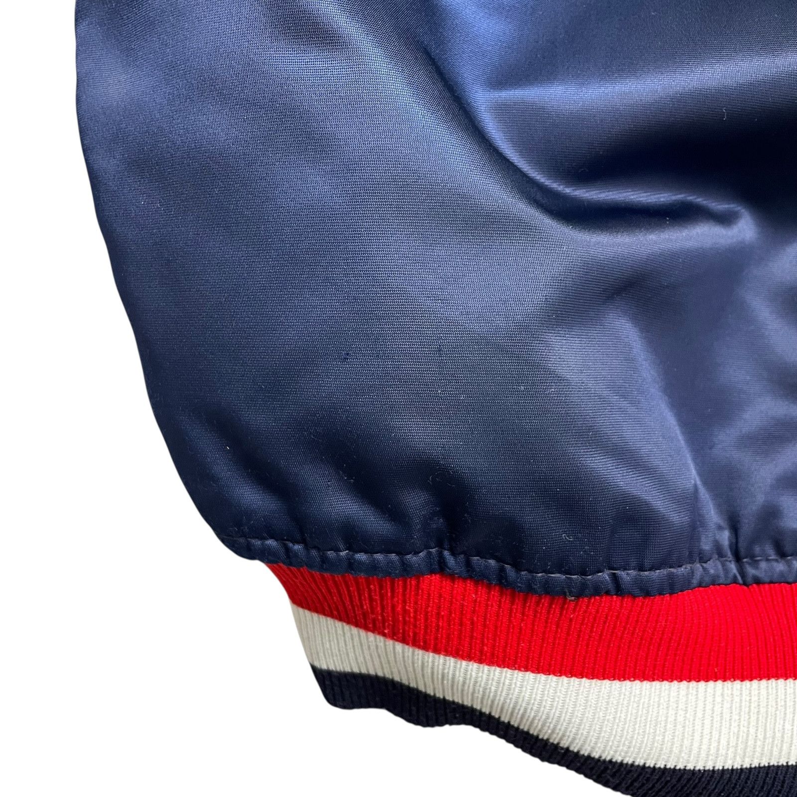 MLB VTG 90s WASHINGTON SENATORS STARTER SATIN BOMBER JACKET XL Size US XL / EU 56 / 4 - 12 Thumbnail