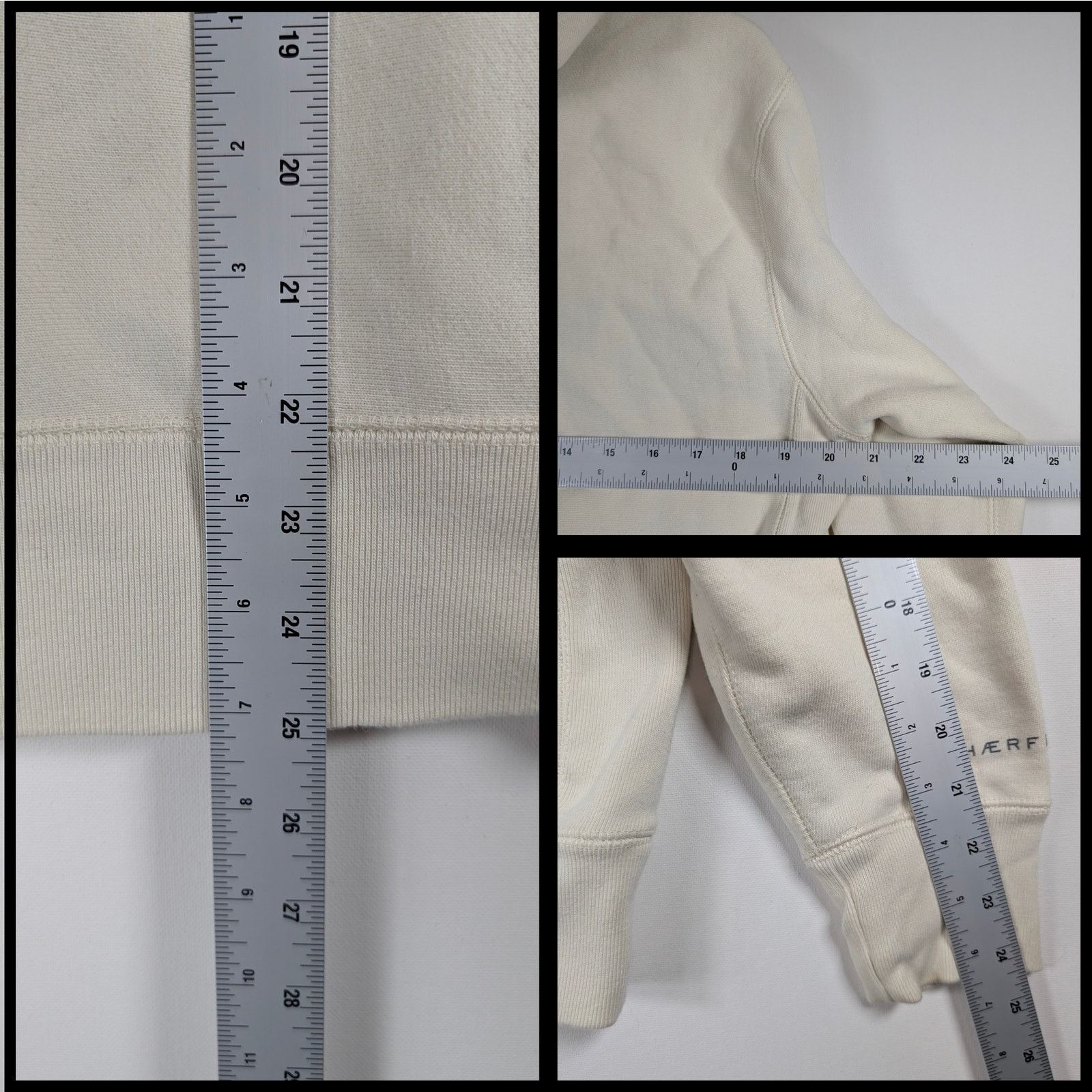 Unknown London Haerfest If Nothing Changes INC Hooded Sweatshirt White USED Size US M / EU 48-50 / 2 - 8 Thumbnail