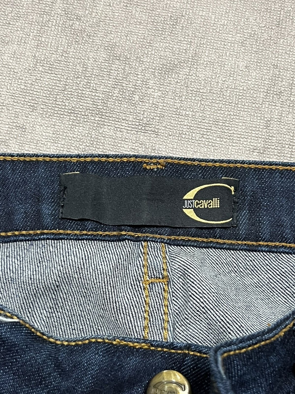 Roberto Cavalli Roberto Cavalli Just Class Womens Jeans Blue Vintage Denim Size 30" / US 8 / IT 44 - 11 Thumbnail
