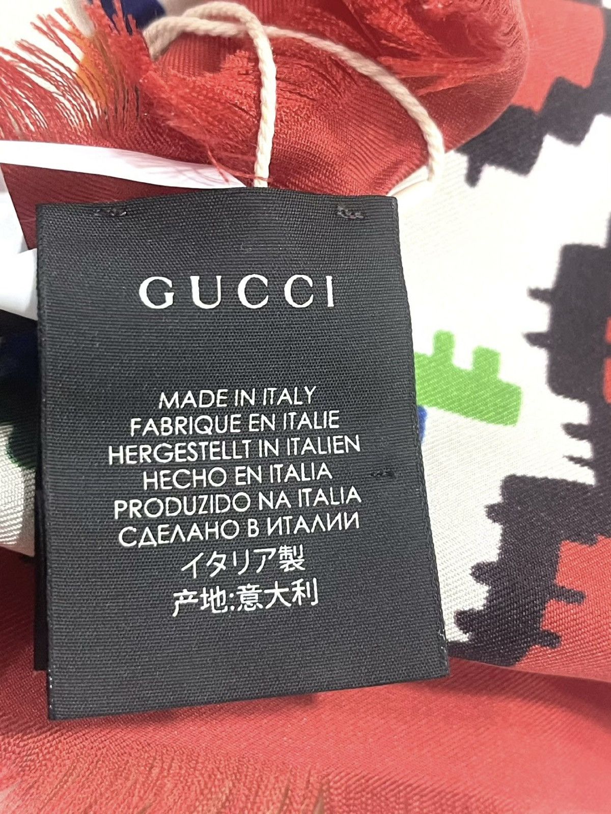 Gucci Silk scarf Size ONE SIZE - 5 Thumbnail